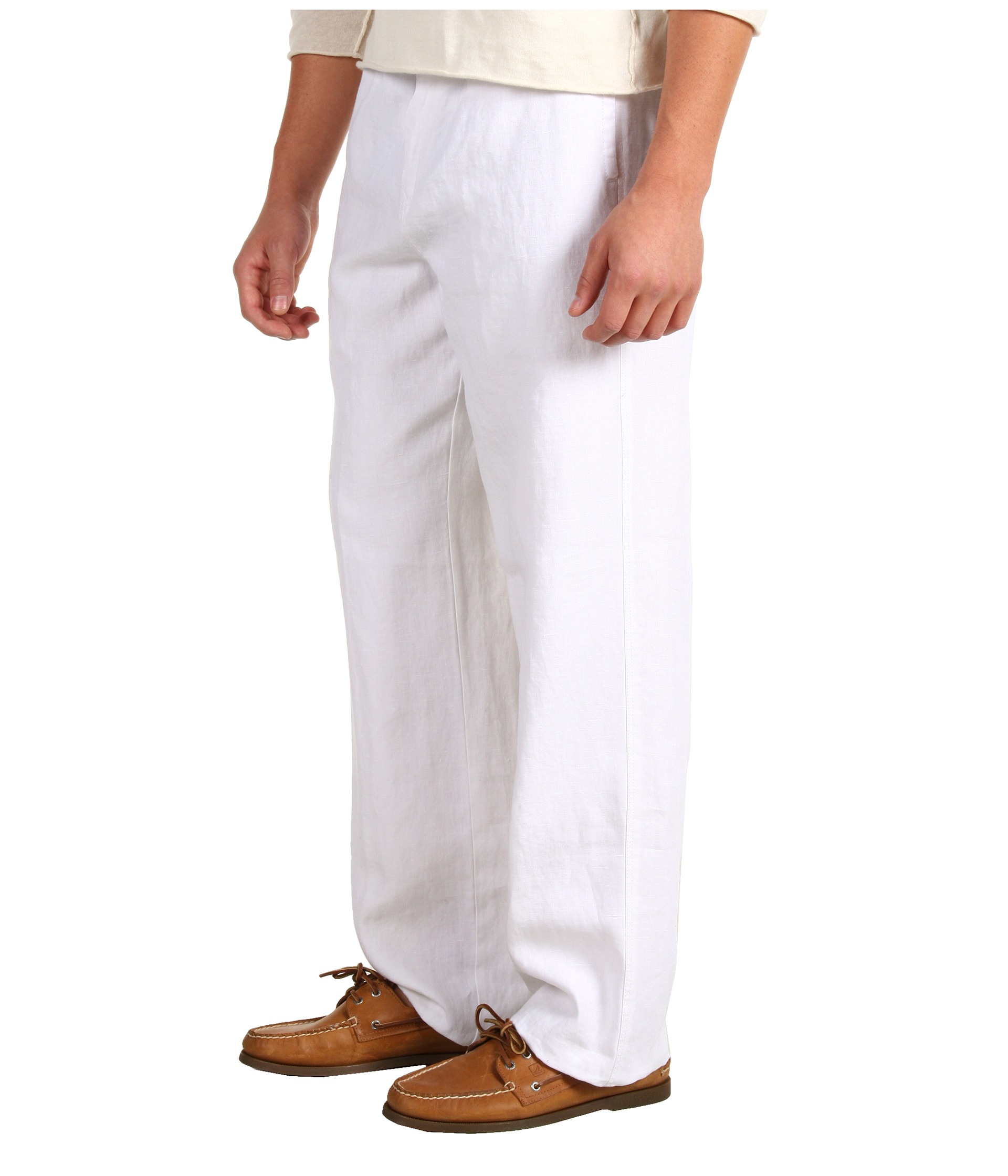 Tommy bahama Linen On The Beach Pants in White for Men | Lyst