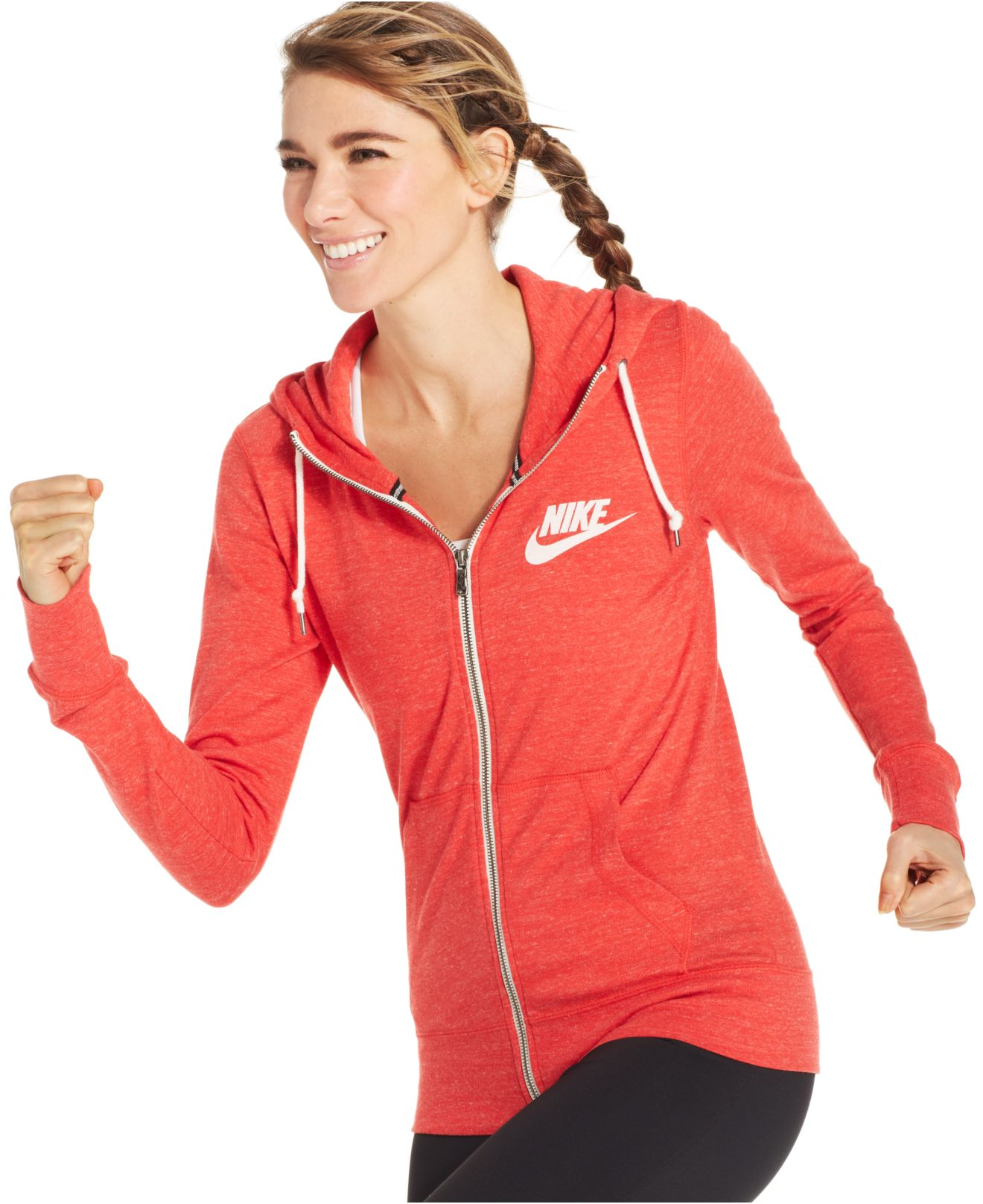 nike gym vintage hoodie ladies