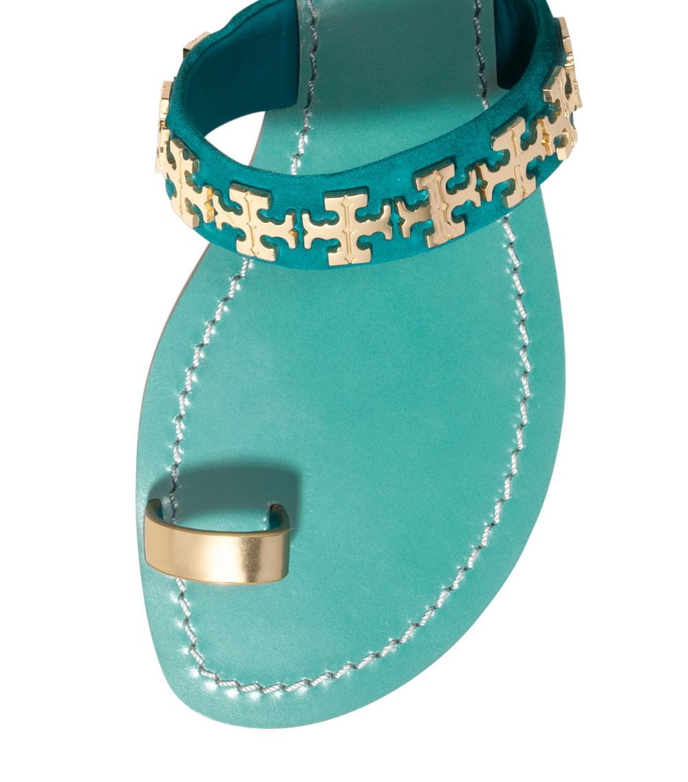 tory burch green flats