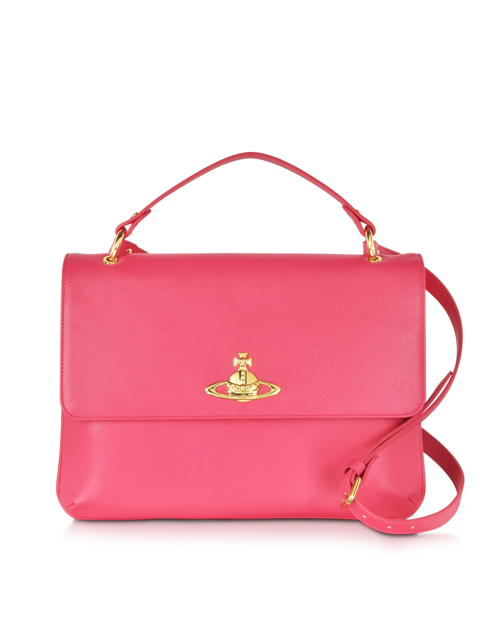 Vivienne Westwood Divina Coral EcoLeather Crossbody Bag in Pink Lyst