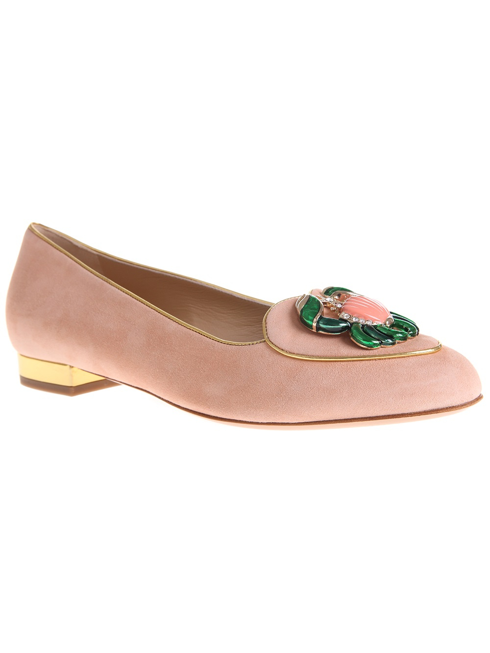 Lyst - Charlotte olympia Cancer Birthday Loafer in Pink