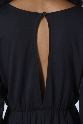 long sleeve wrap playsuit
