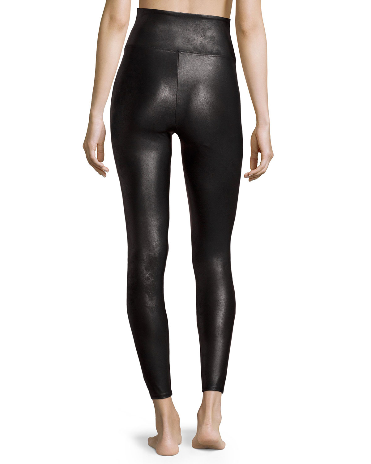 Spanx Ready-to-wow Faux-leather Leggings in Black | Lyst