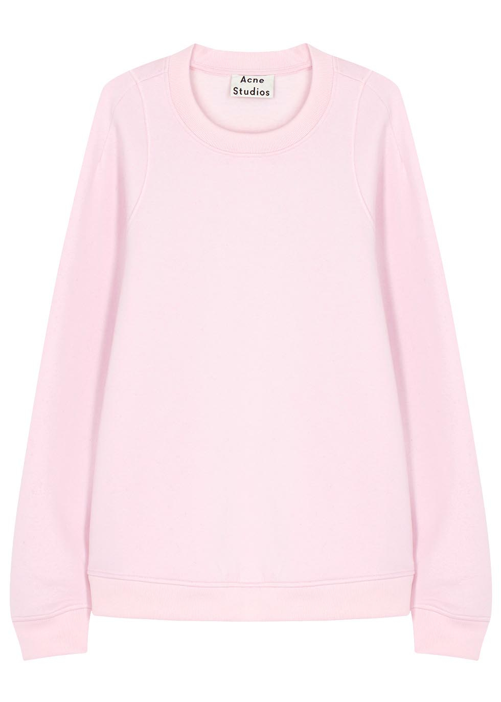 light pink sweatshirt