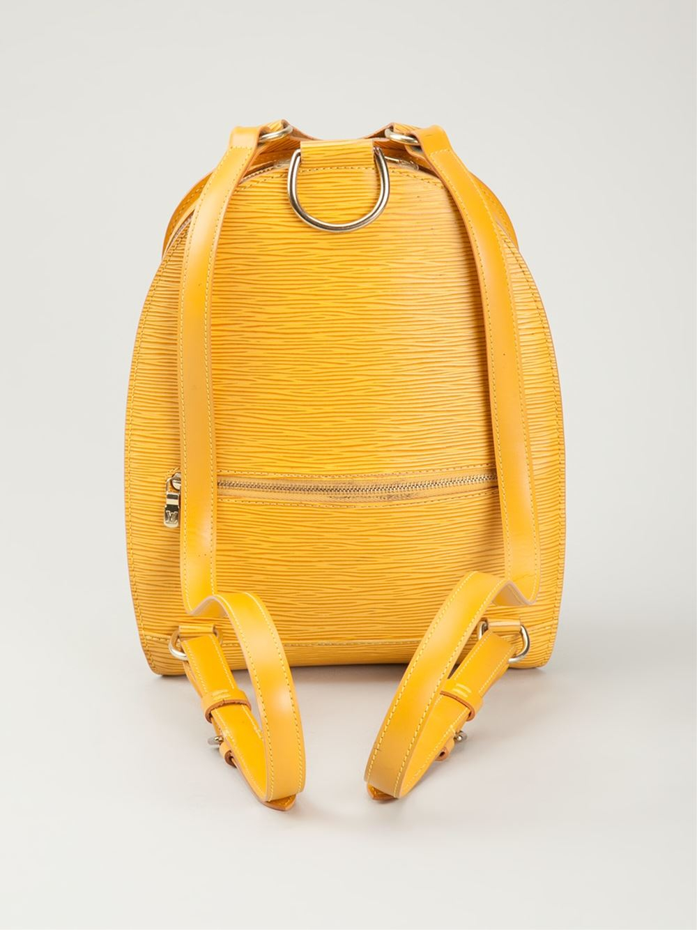 Mabillon leather backpack Louis Vuitton Yellow in Leather - 32781849