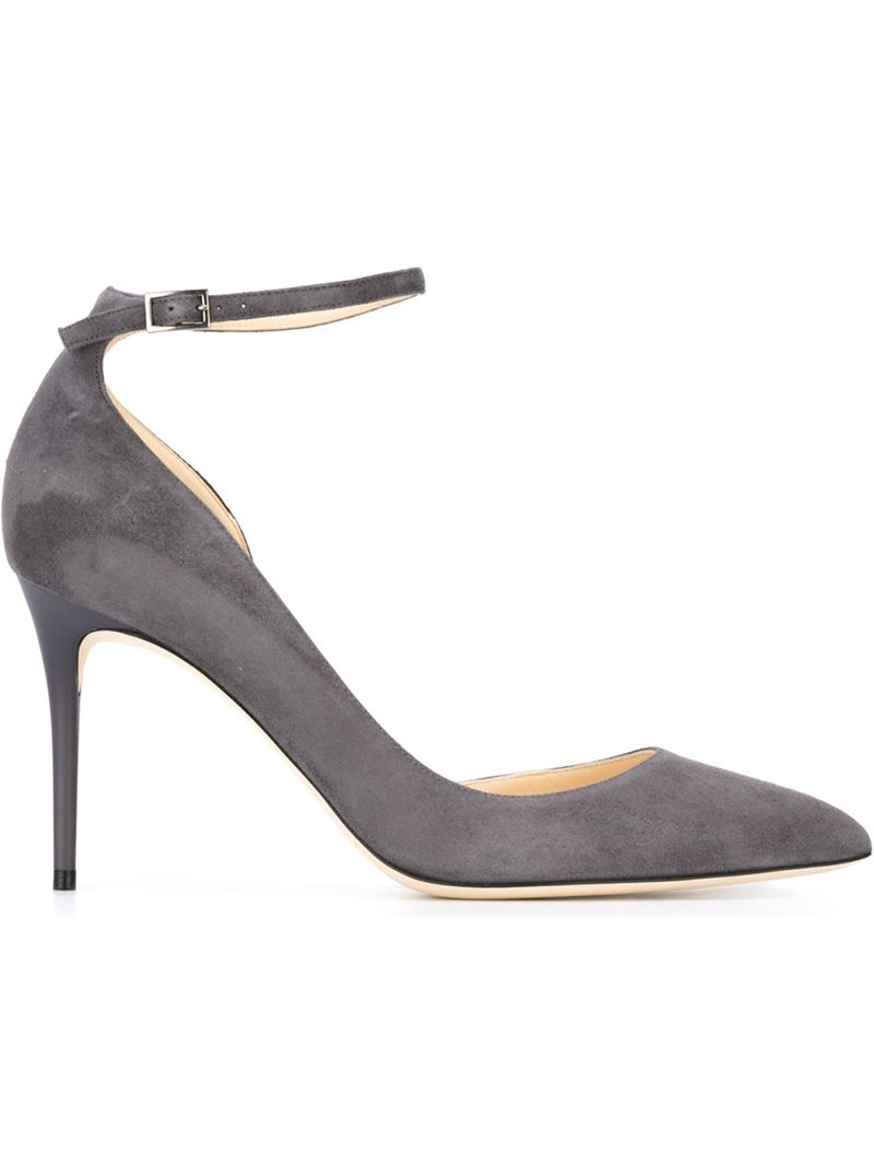 jimmy choo grey pumps