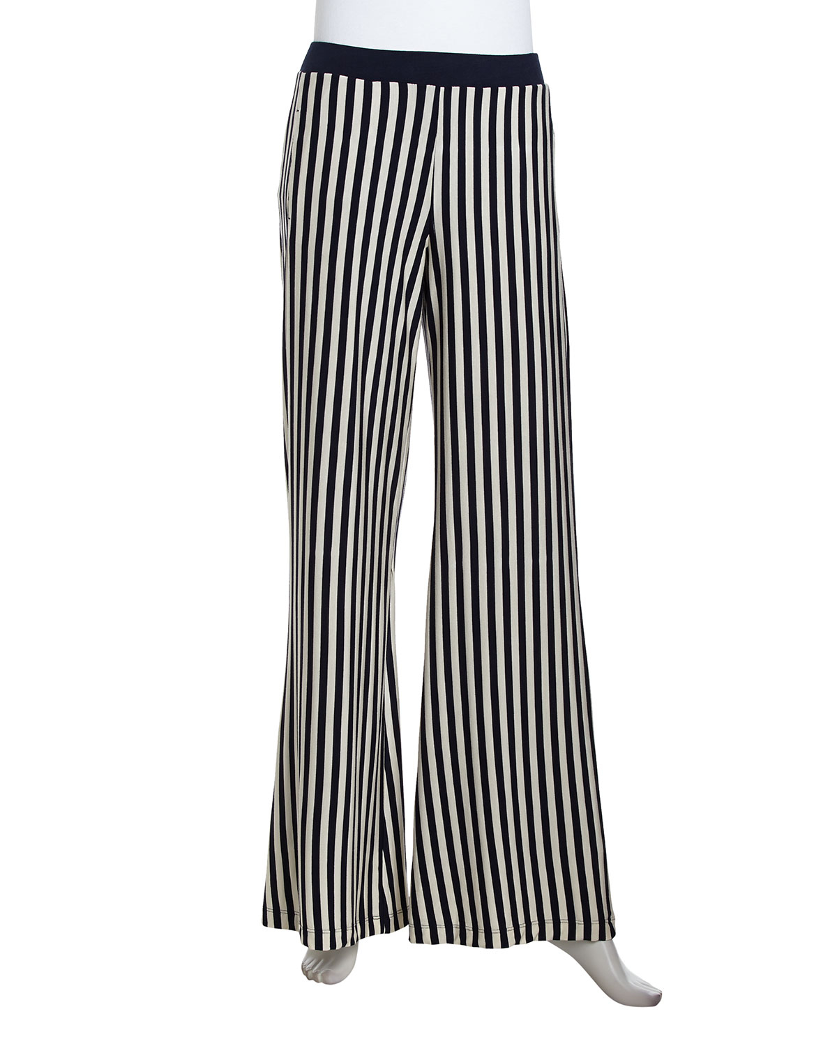 Philosophy Striped Stretch Palazzo Pants in Blue (navy) | Lyst