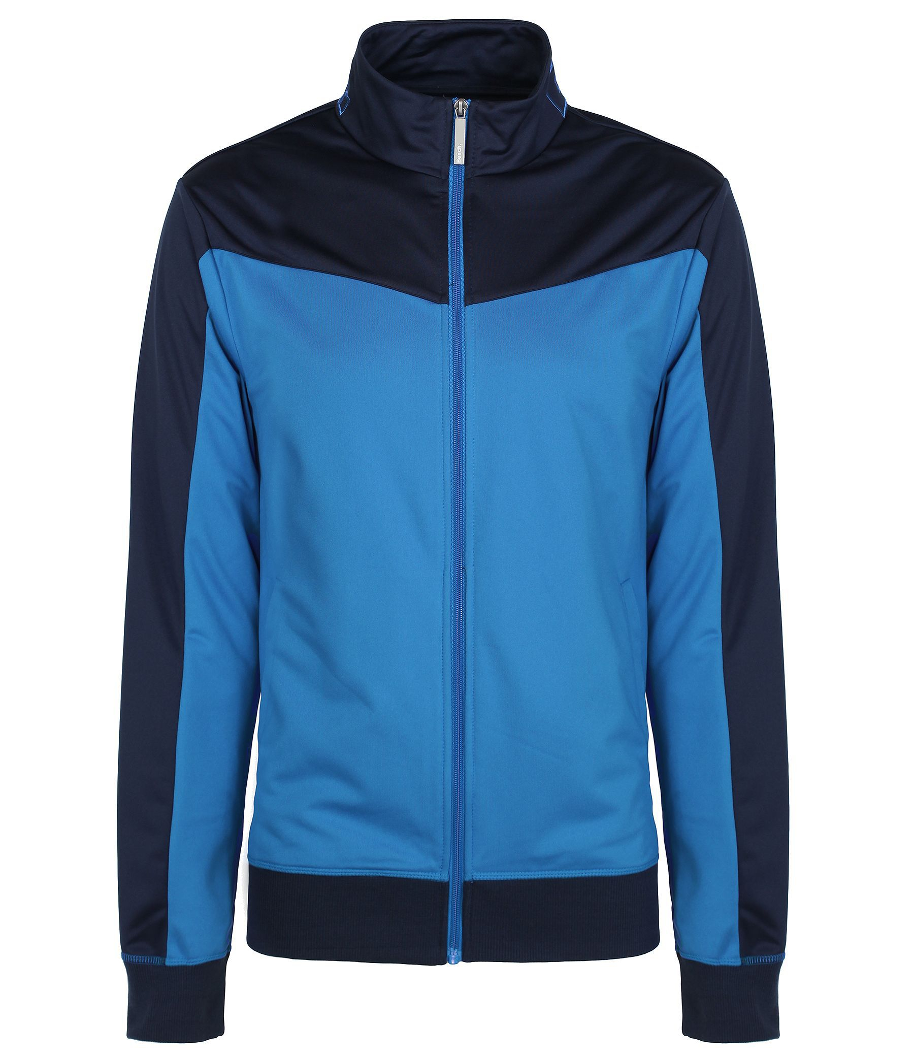 Bench Shift The Track Zip Up Tracksuit Top In Blue For Men Lyst