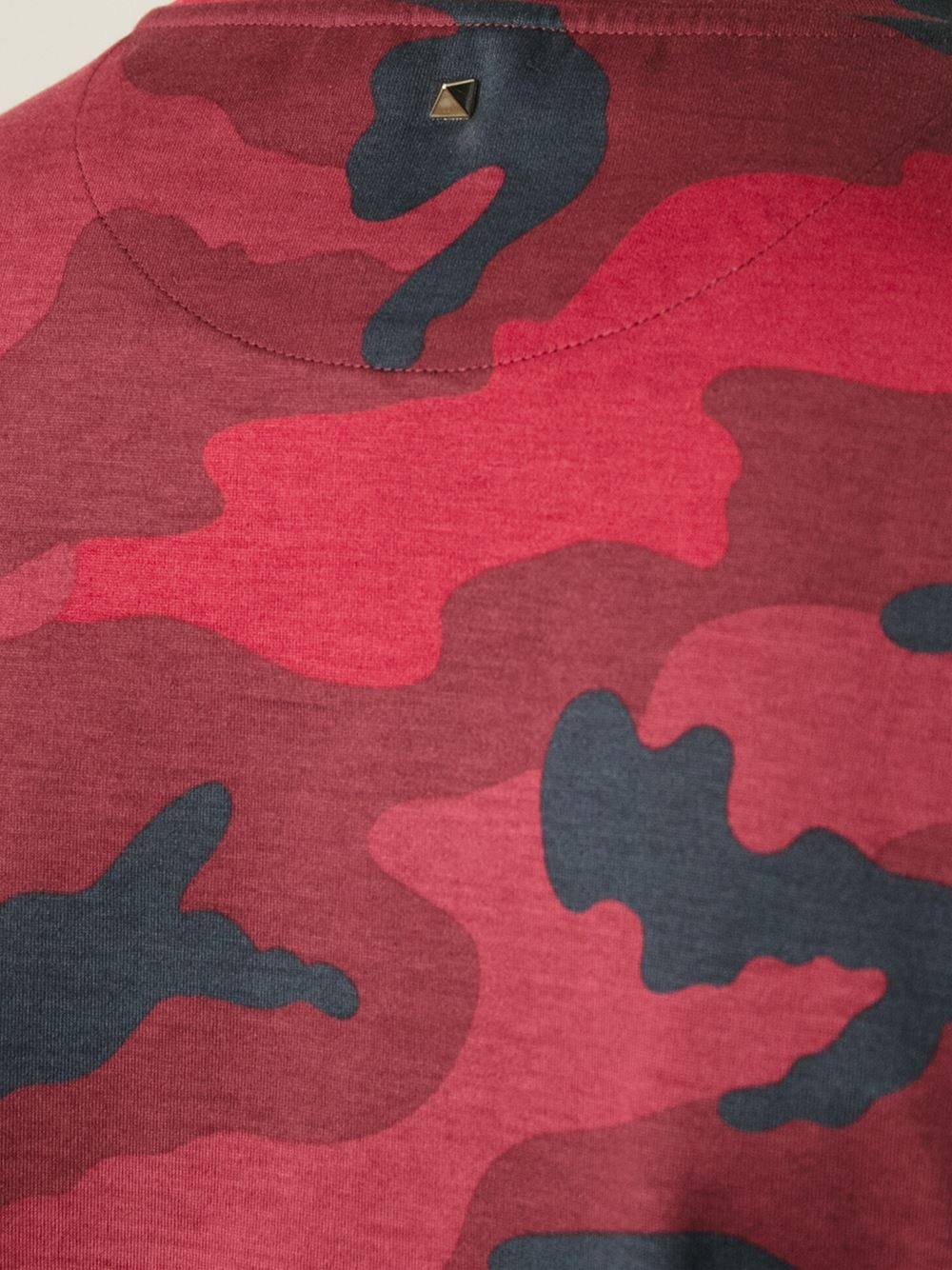 Valentino red discount camo t shirt