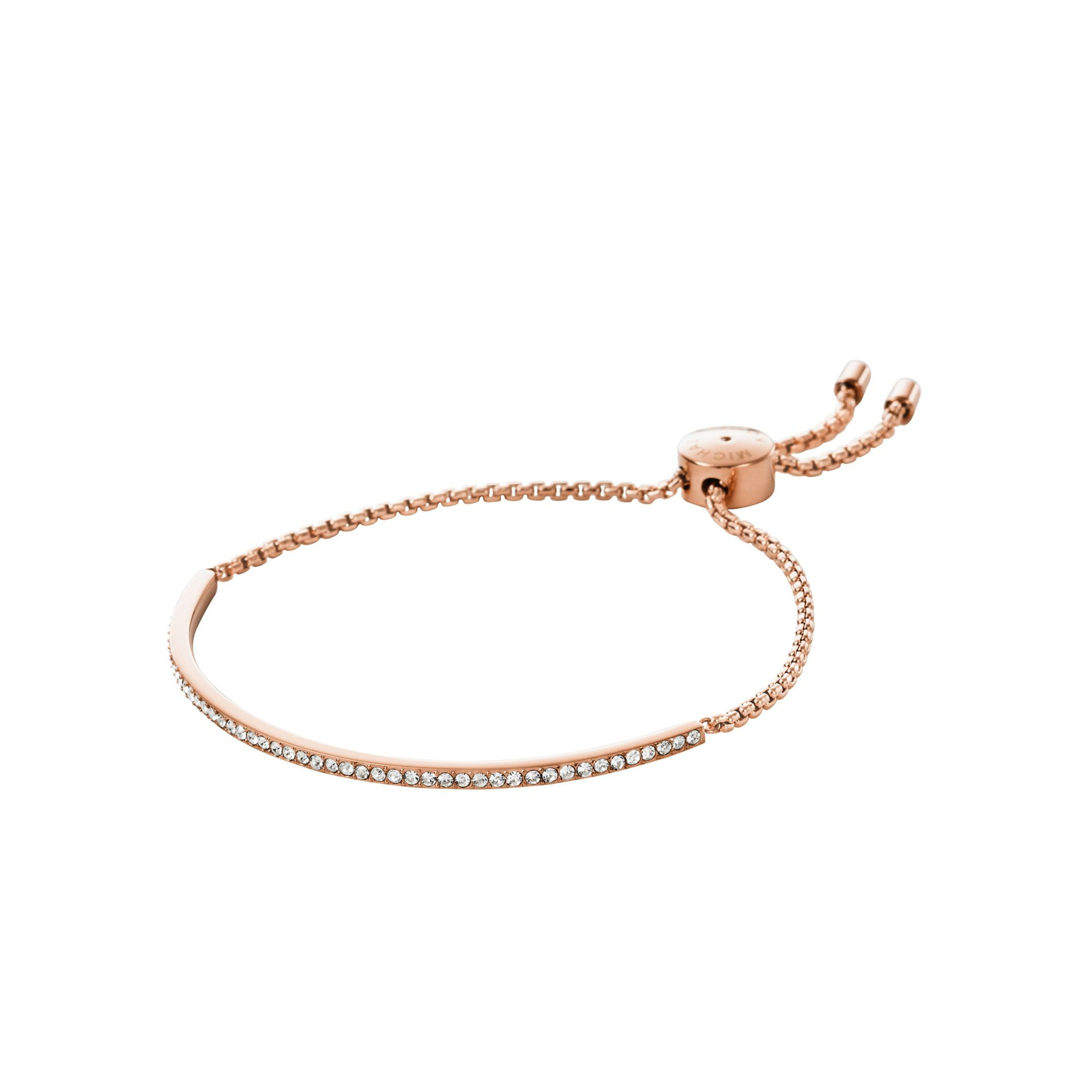 Michael Kors Pavé Rose Gold-Tone Bracelet in Pink (ROSE GOLD) | Lyst