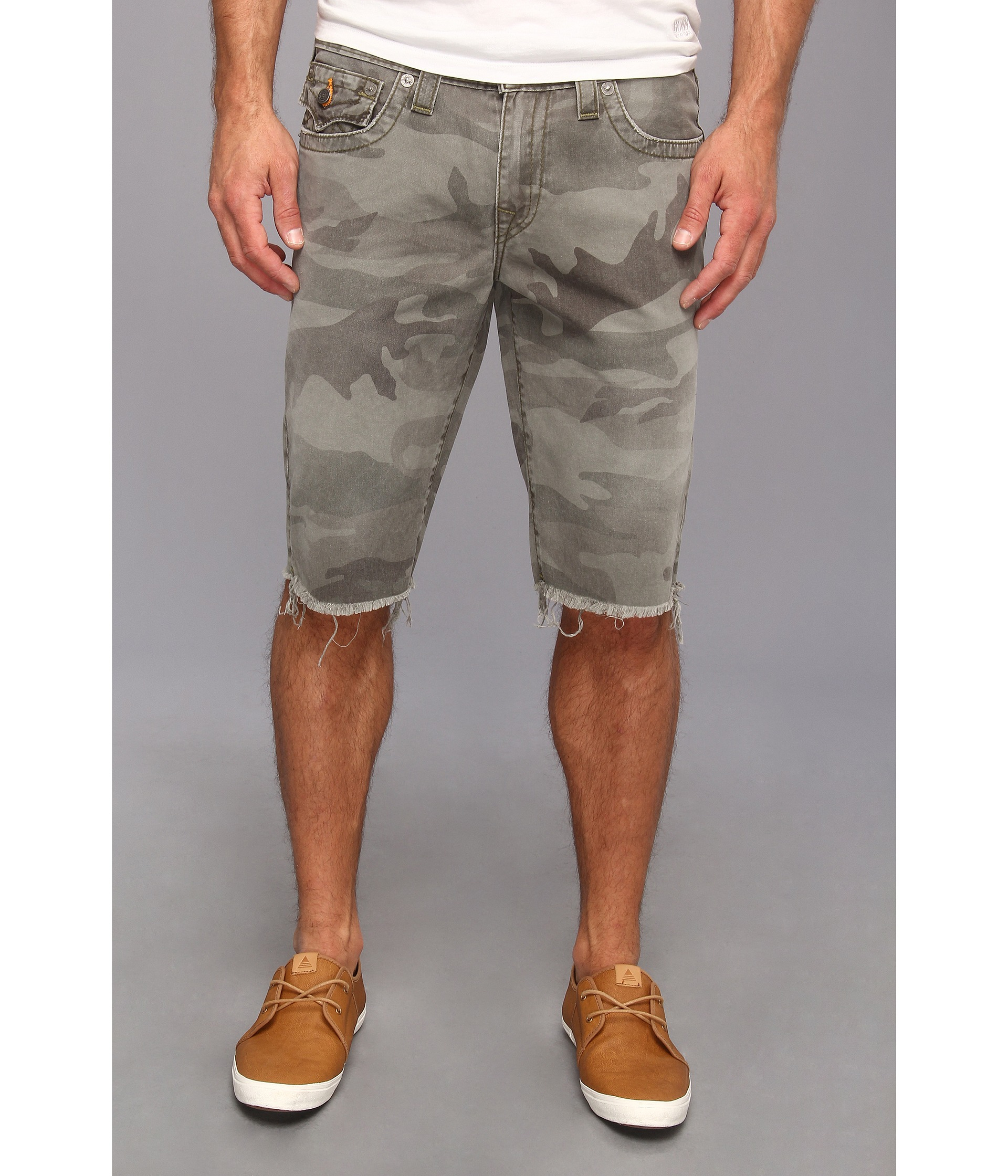 Camo true religion shorts Clearance