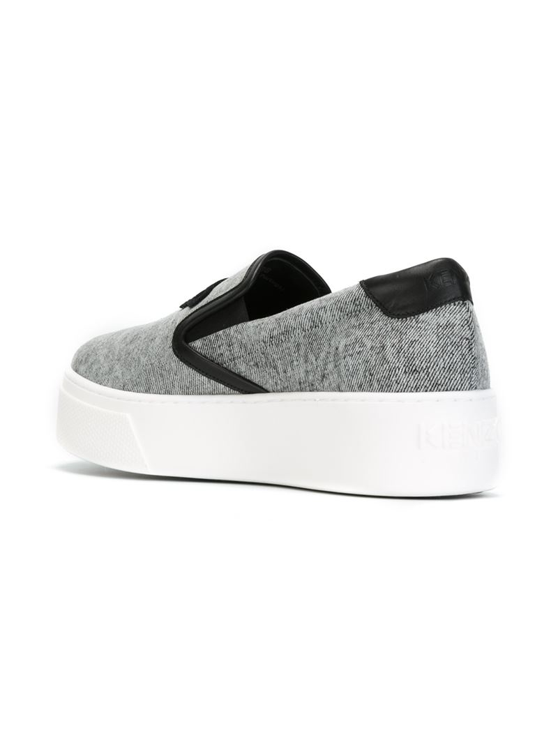 kenzo slip ons womens