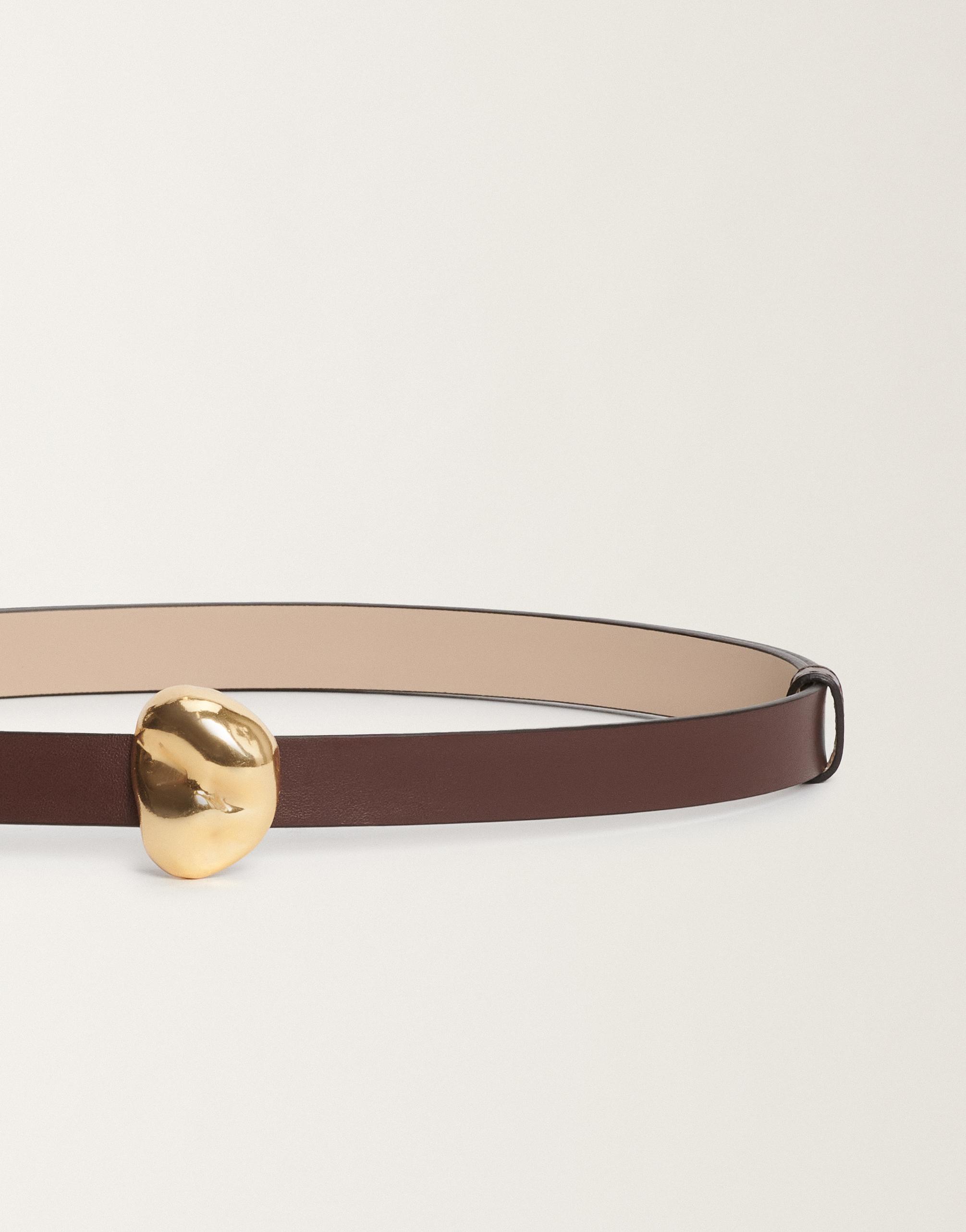 ベルト FABIANA FILIPPI Woman Belt Leather AAD265A973L214 1264 Calfskin belt, black for Women | Fabiana Filippi®