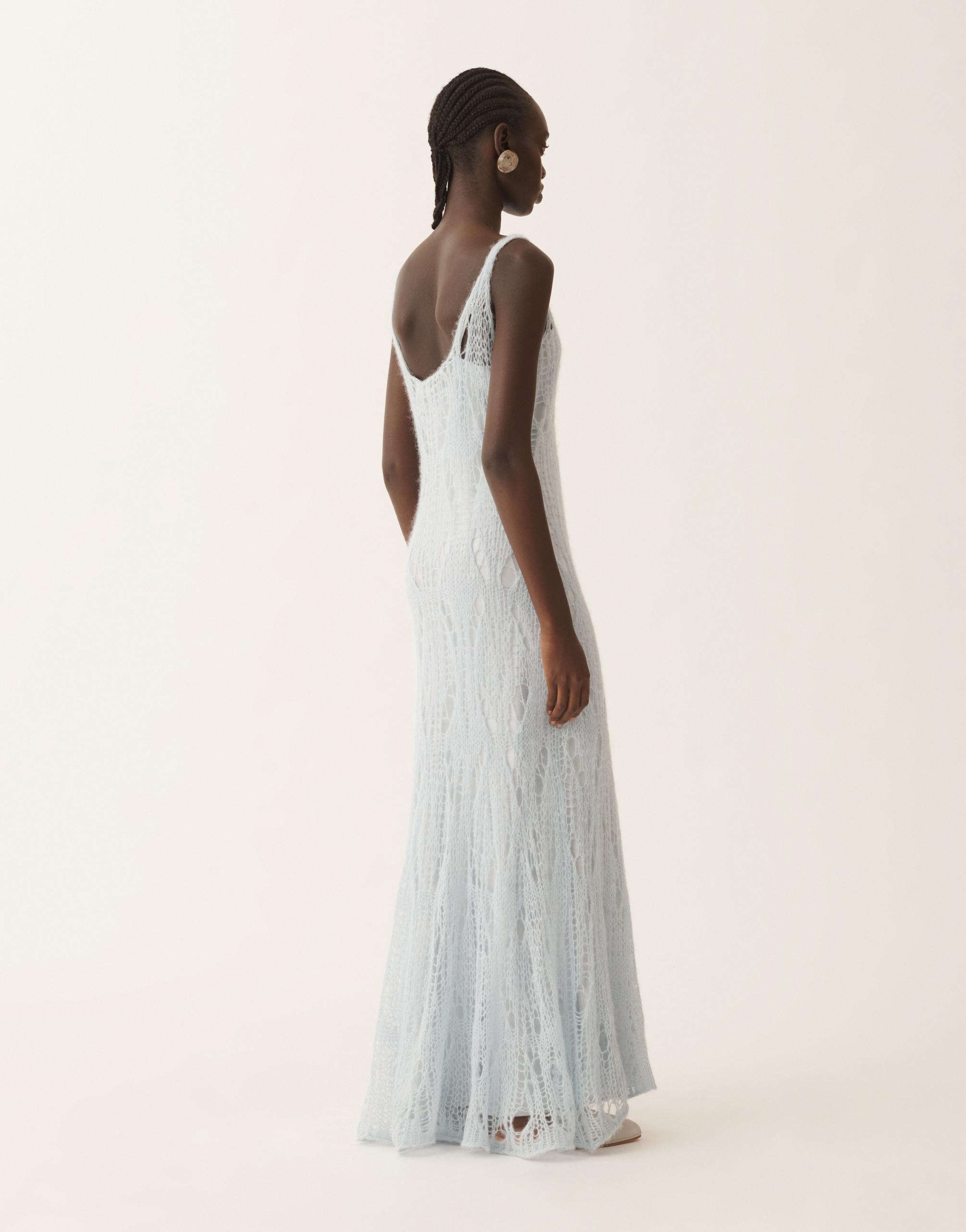 sexy white dress long Formal Prom blush ruffle gown SIZE:15-15.5/32 Mia Chiffon Dress - Please note