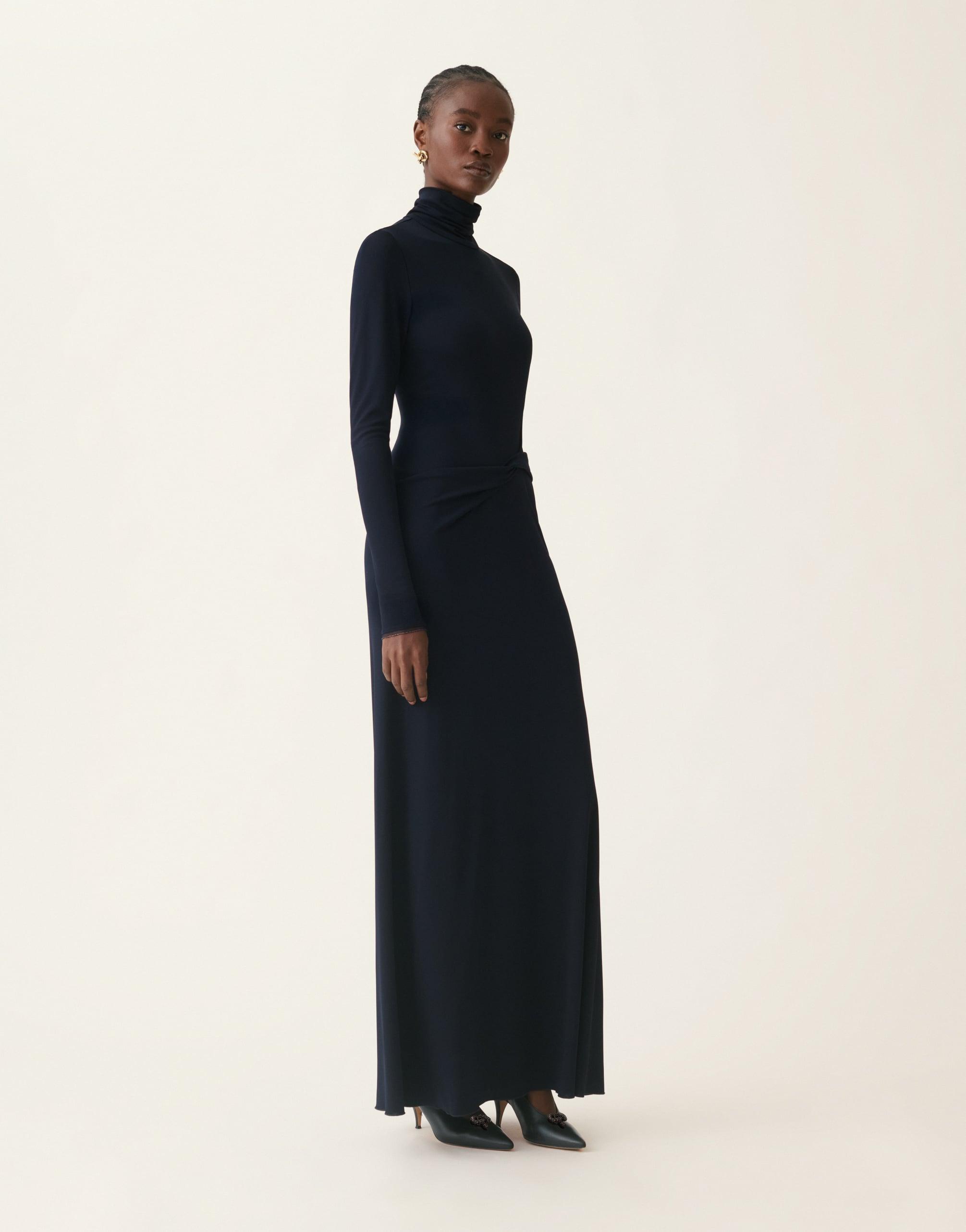 women's chambray dress Odyssey Within Medium Wash Chambray Wrap Midi Dress main image 0