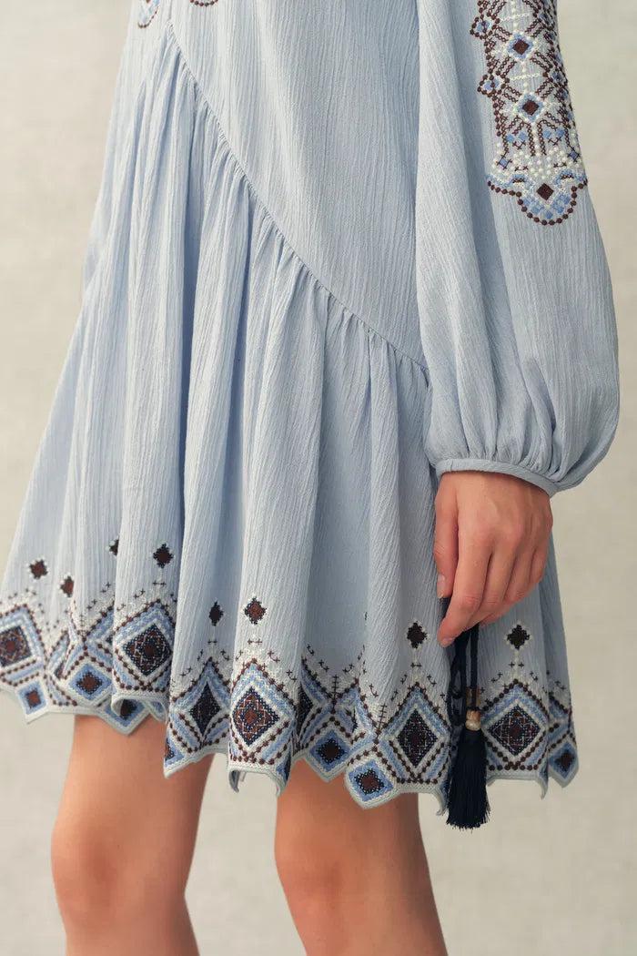 Designer Blue Boho Dresses for Women - Up to 88% off