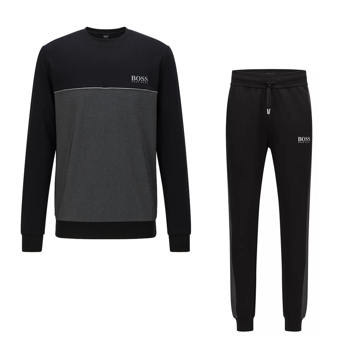 hugo boss tracksuit black