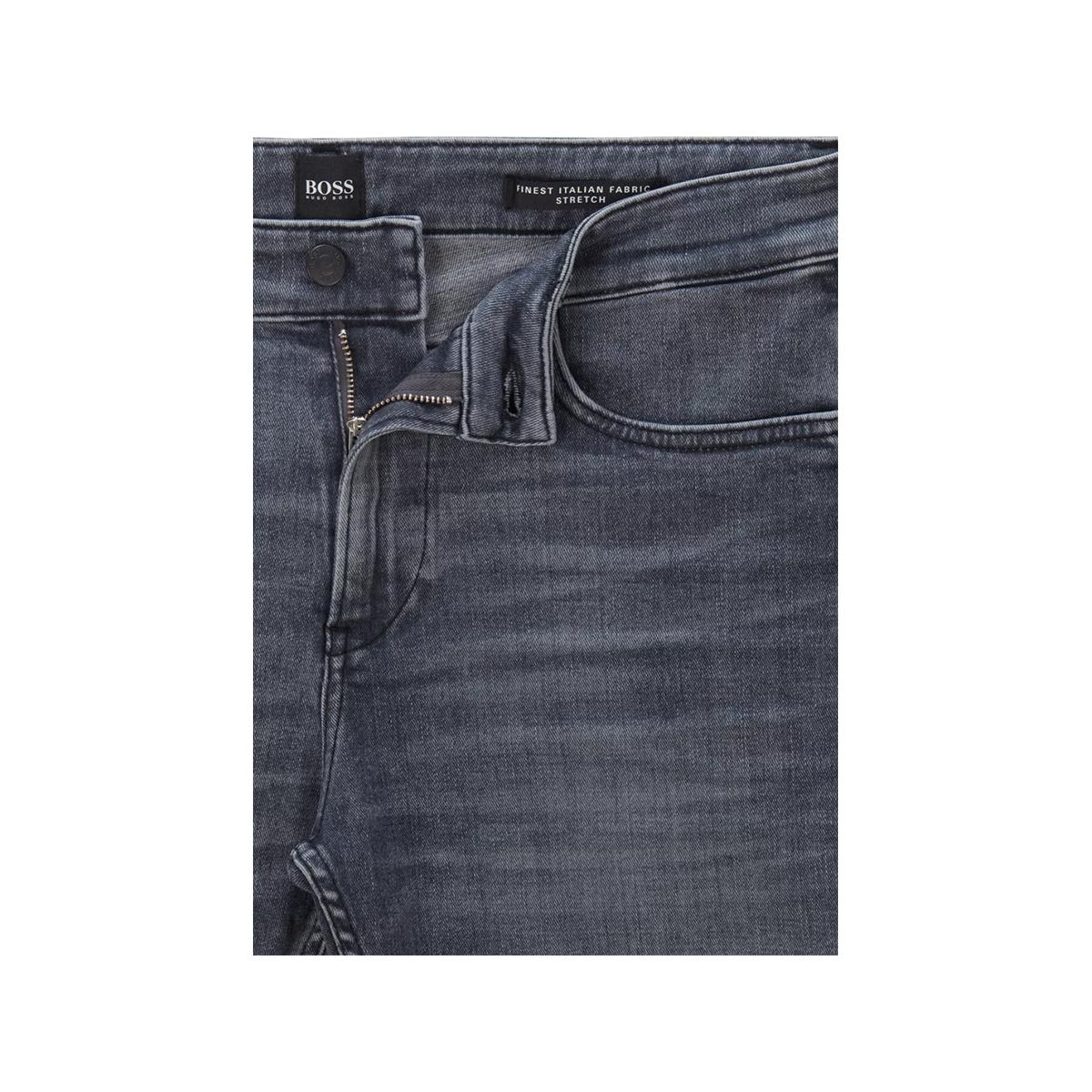 BOSS by HUGO BOSS Boss Slim Fit Delaware3-1 Jeans In Grey in Blue for Men |  Lyst