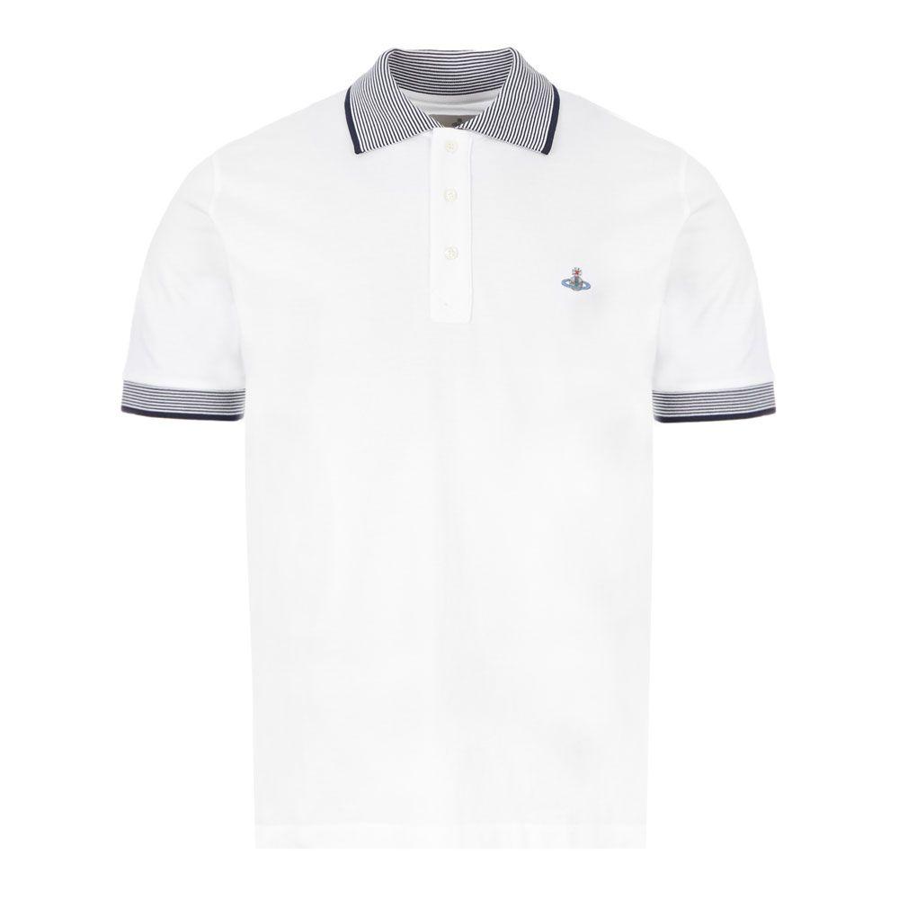 Vivienne Westwood Contrast Collar Polo - White for Men | Lyst