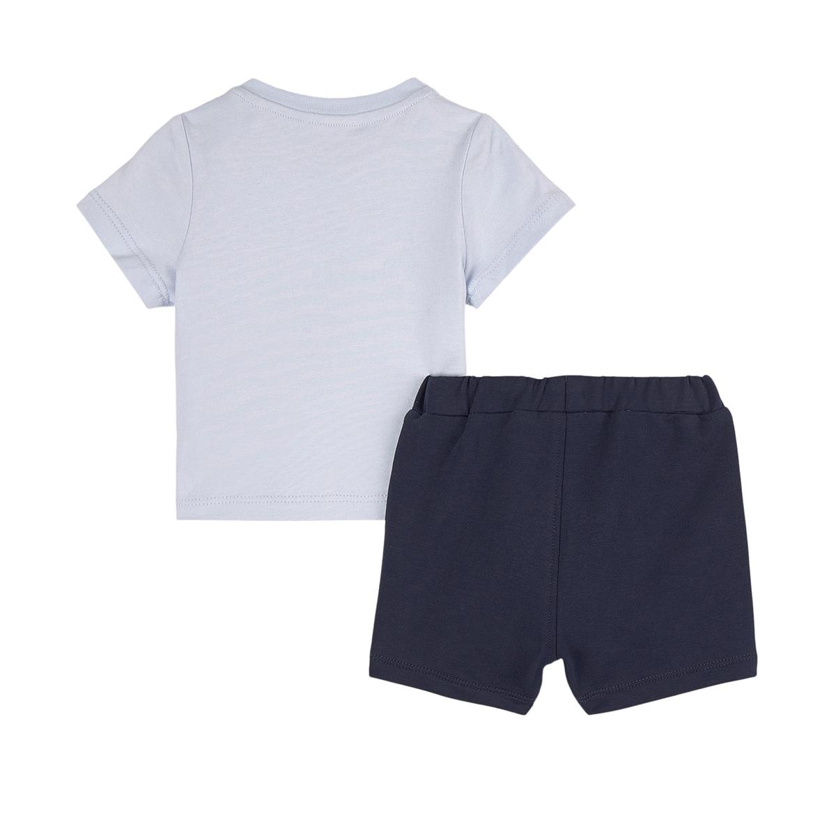 BOSS by HUGO BOSS Boss Baby T-shirt And Short Set In Blue And Navy for Men  | Lyst