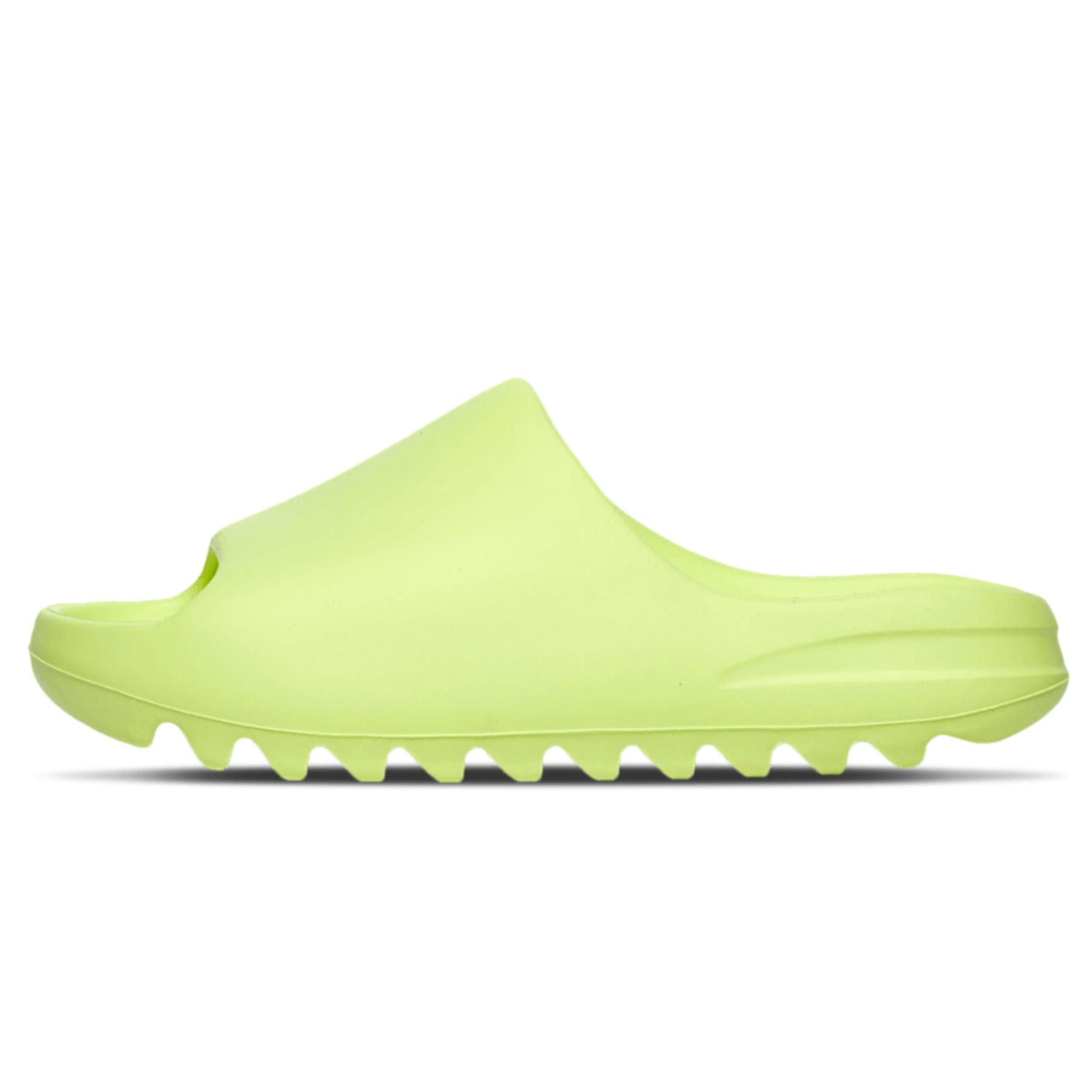 adidas Yeezy Slides Green Glow for Men | Lyst