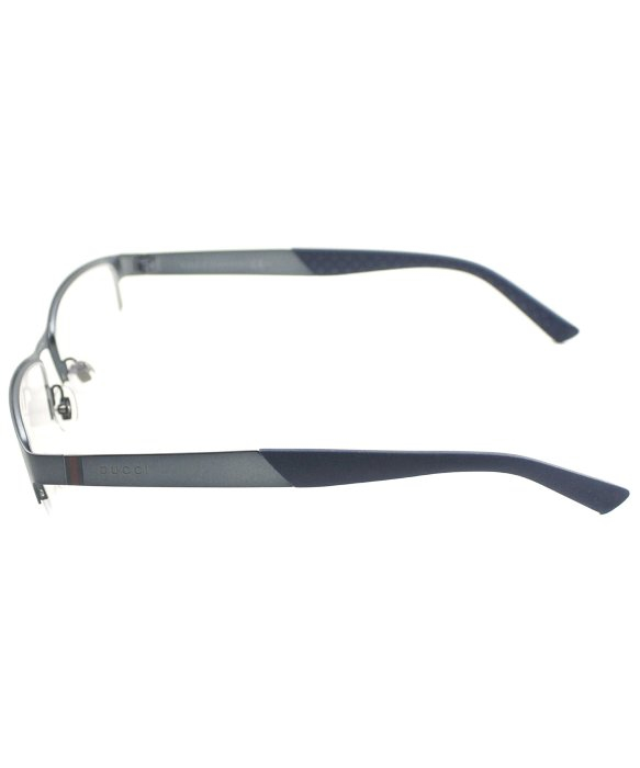 Gucci Gg 2230 R0n Matte Blue Semi Rimless Metal Eyeglasses ...