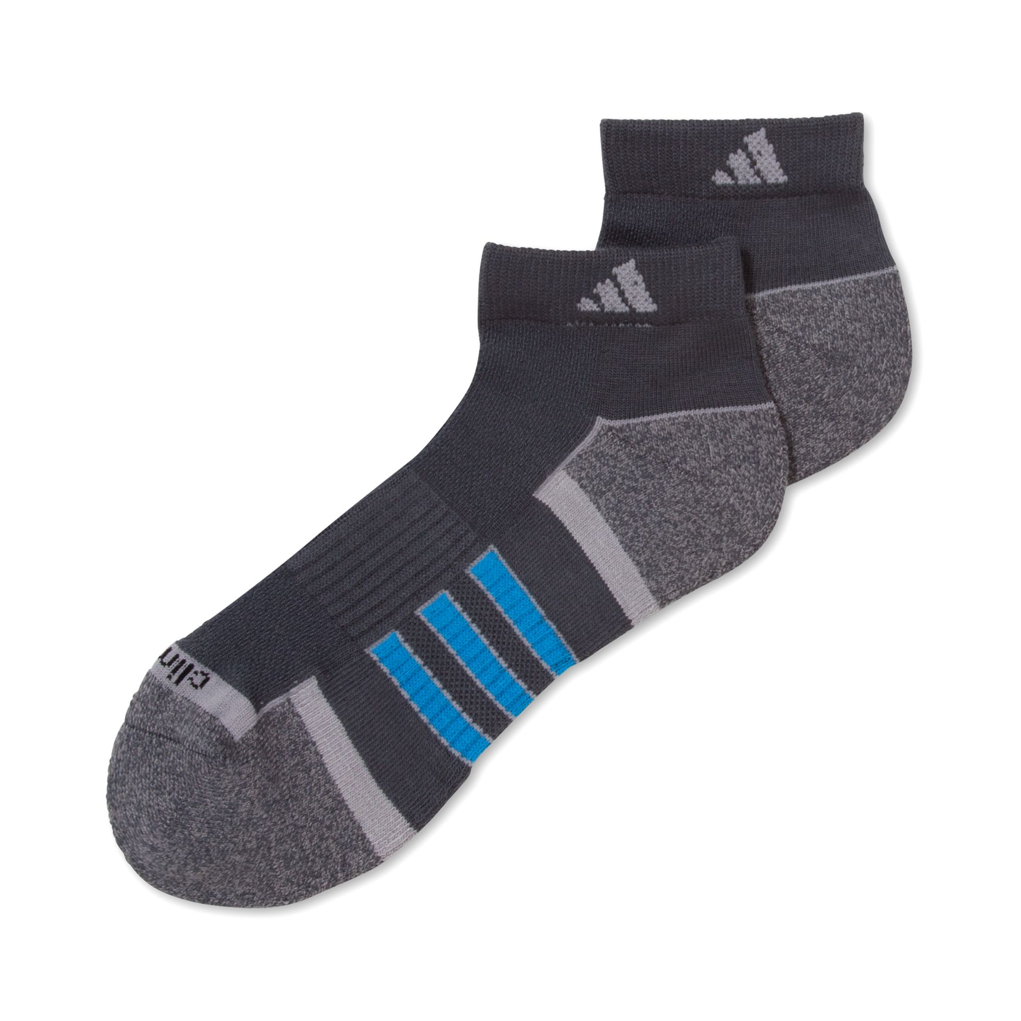 Adidas Men'S Low-Cut Climalite Ii Socks 2-Pack in Gray for Men (Dark ...