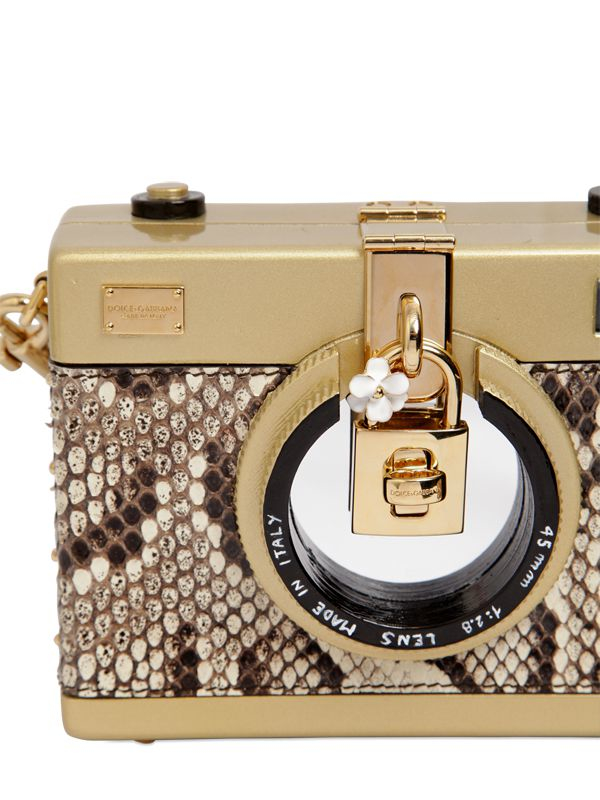 dolce and gabbana python bag