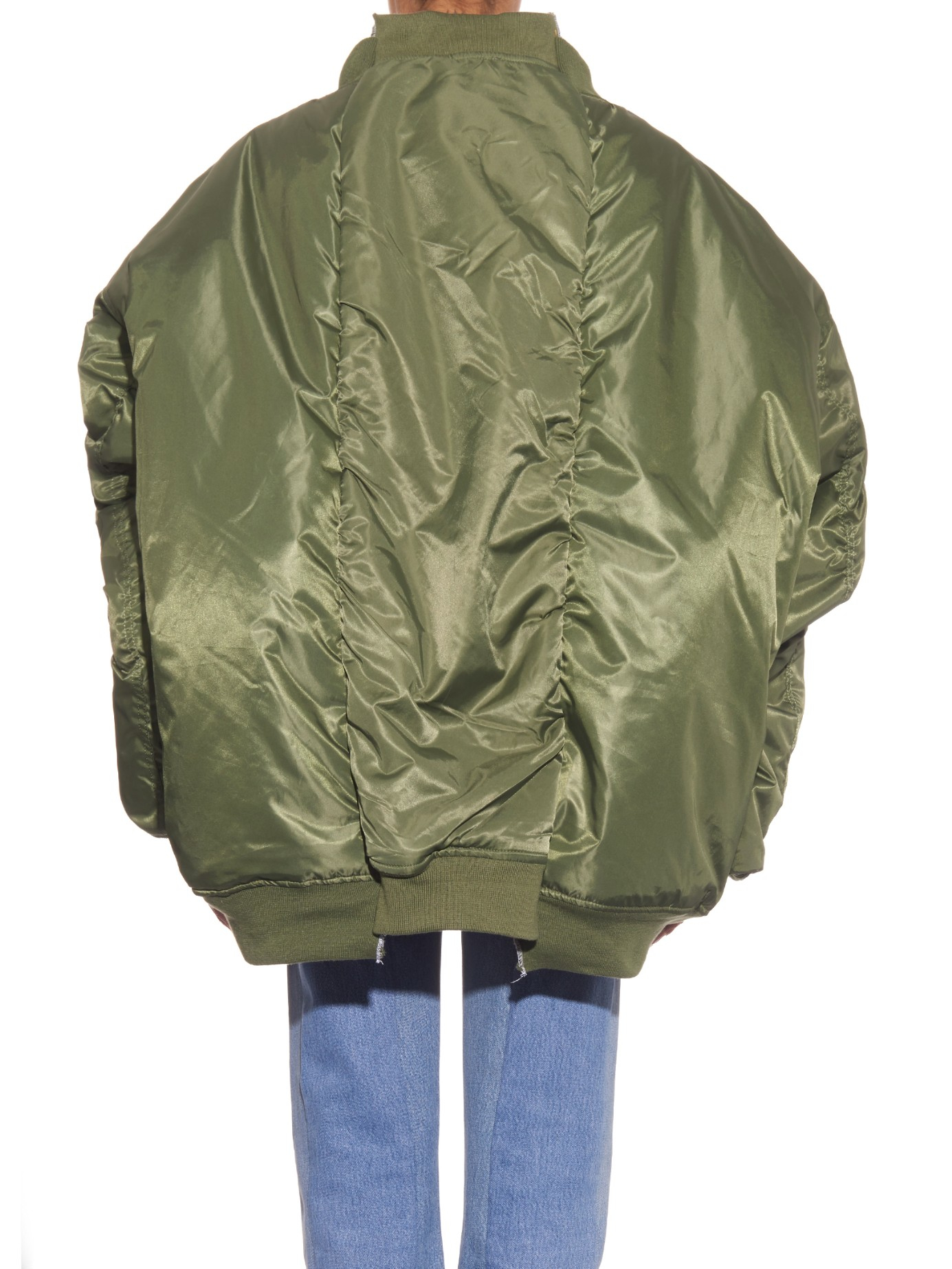 oversized nylon jacket