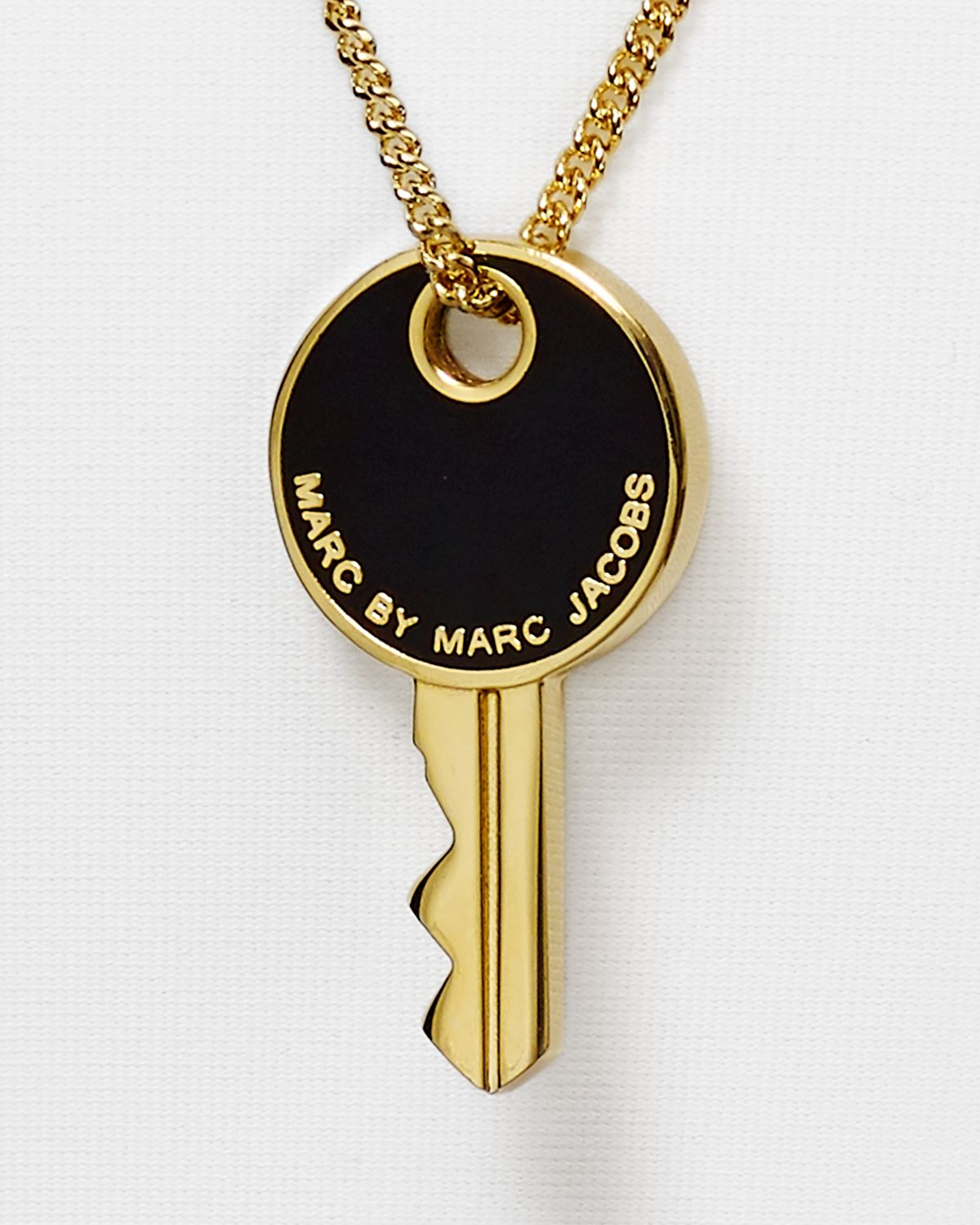 Marc by marc jacobs Lock-In Key Pendant Necklace, 27