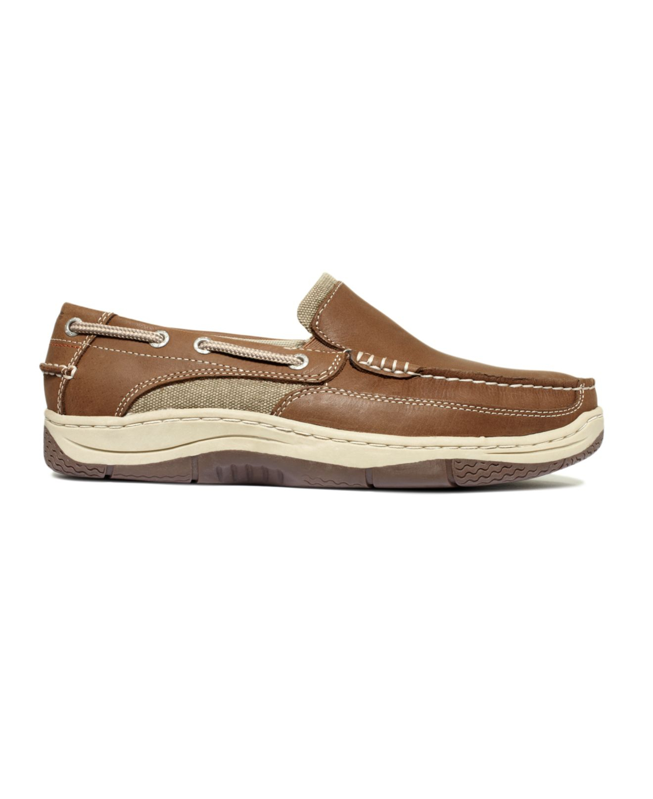 Dockers Leather Marlow Slip-on Boat Shoes in Tan (Brown) for Men - Lyst