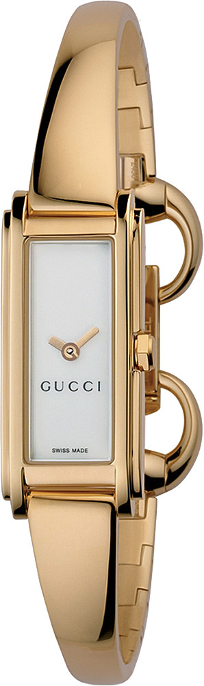 Gucci Ya109527 Gold Plated Watch in Metallic | Lyst