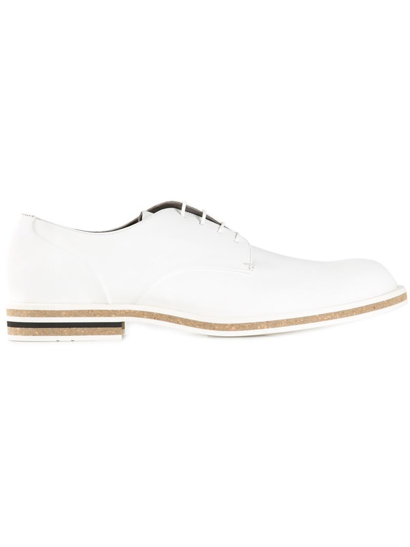 white oxford shoes mens robert clergerie franck oxford shoes in white for lyst white oxford shoes mens robert clergerie franck oxford shoes in white for lyst