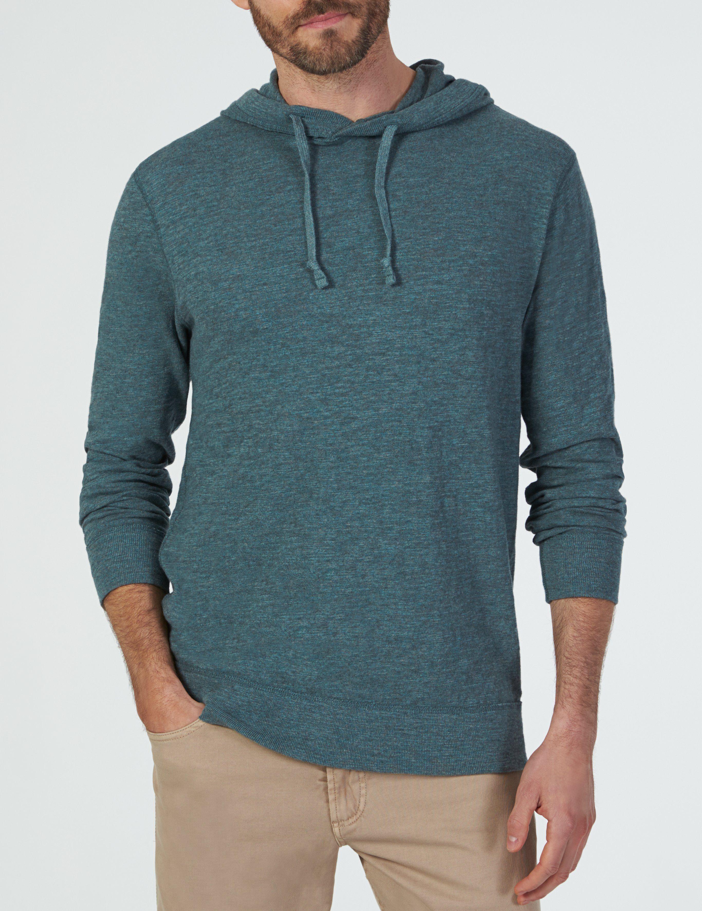 faherty slub cotton hoodie