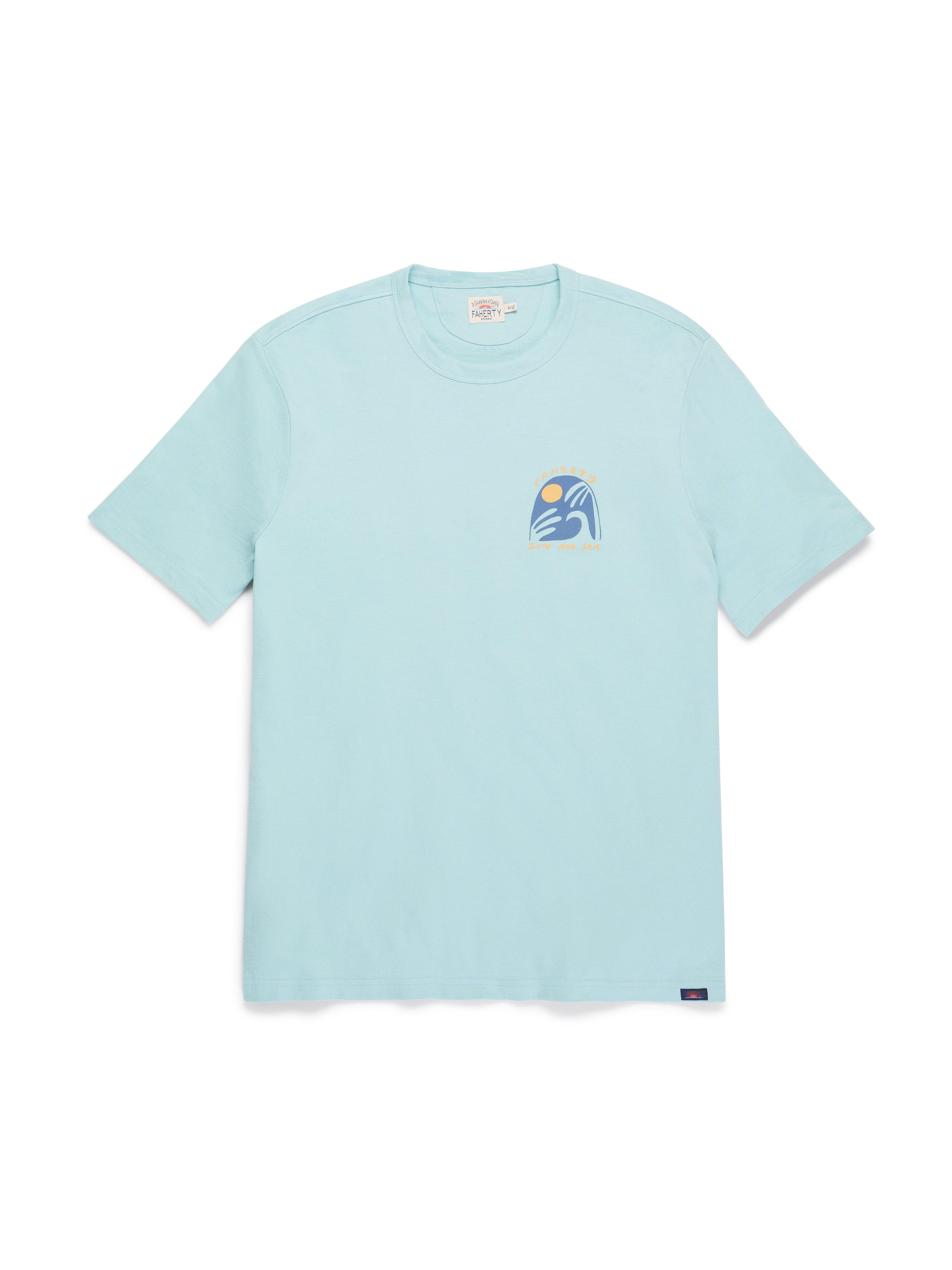 Faherty California Williams T-shirt in Blue