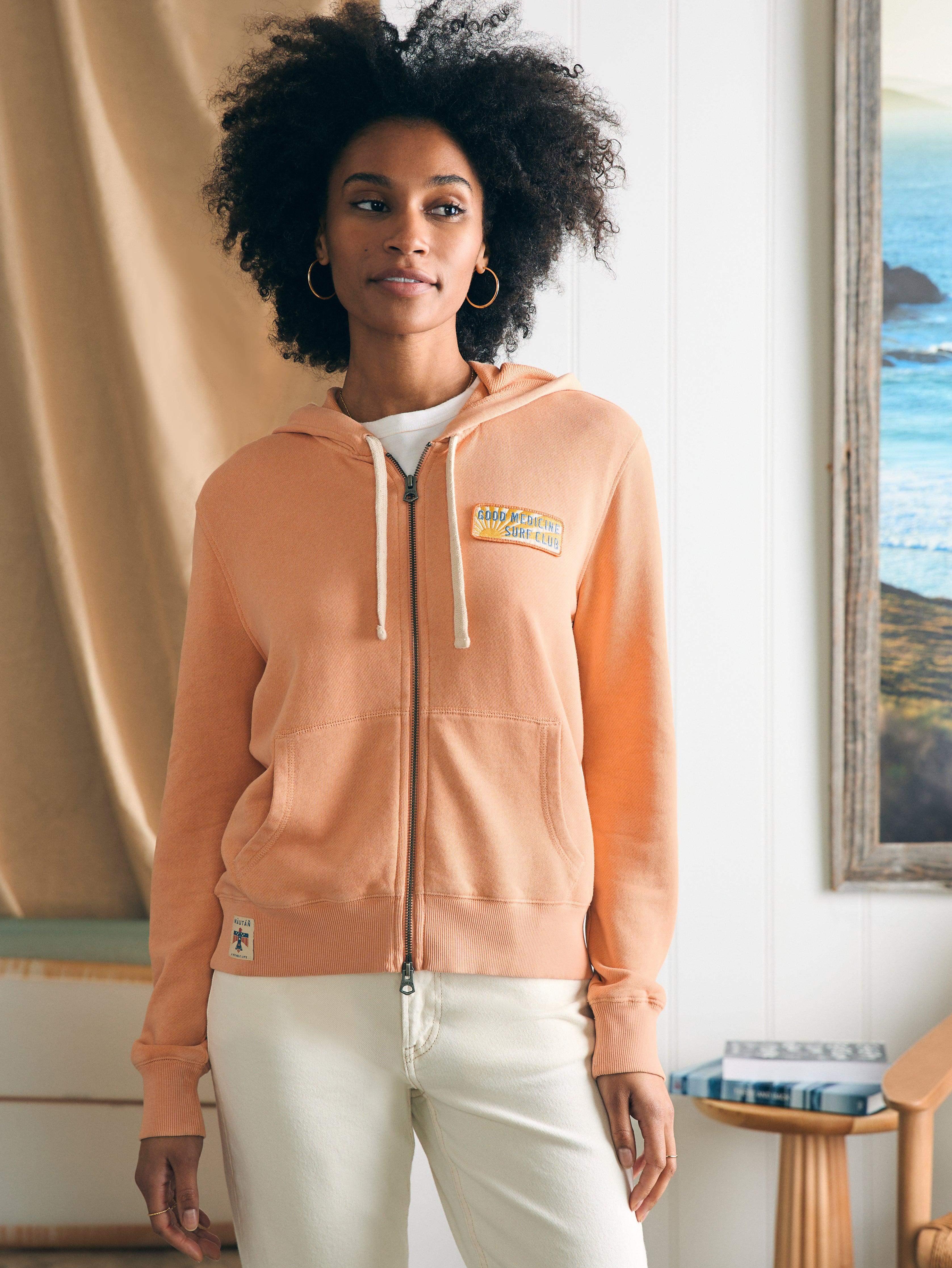 Faherty Steven Paul Judd Good Medicine Hoodie in Orange Lyst UK