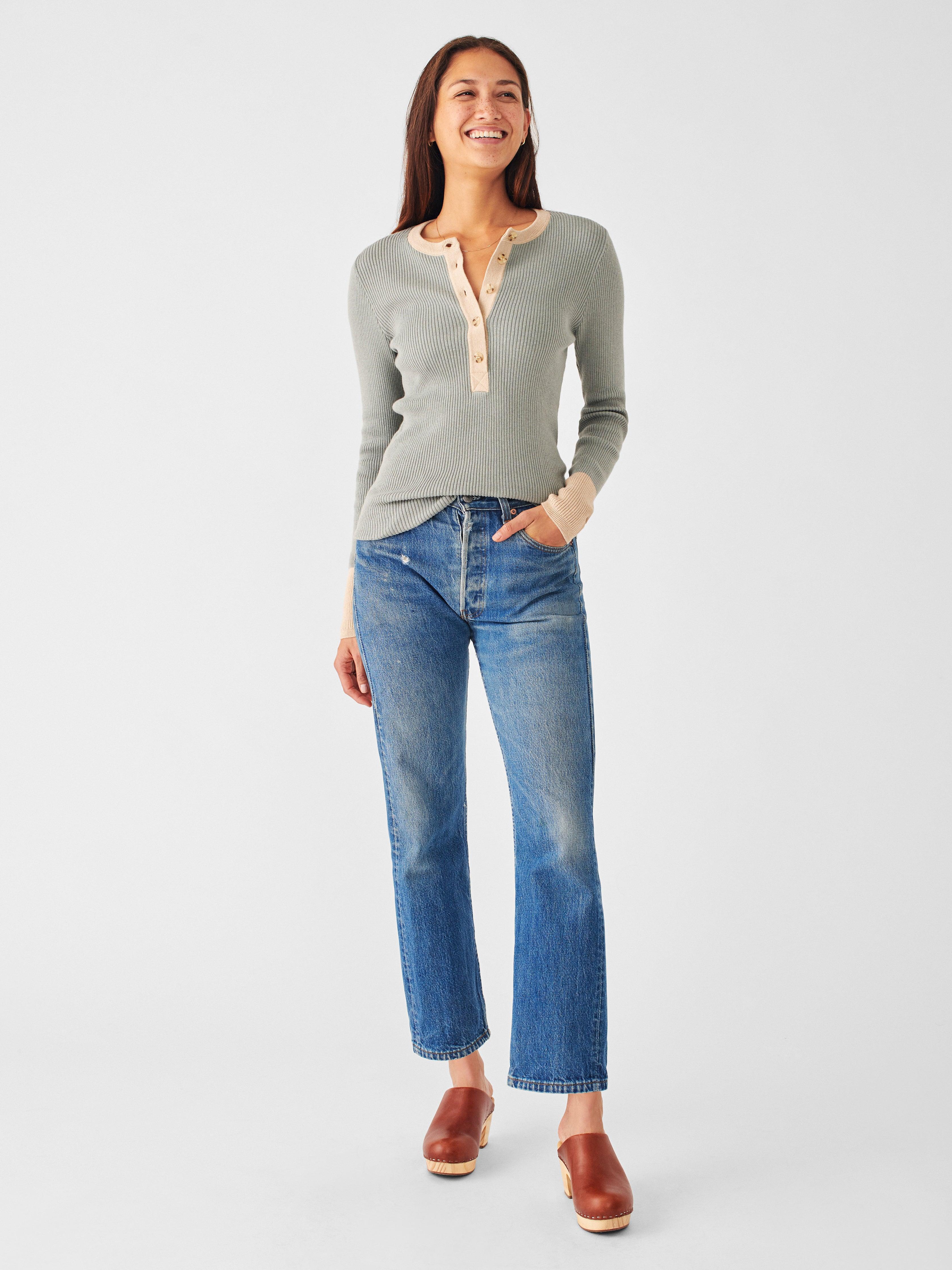 Faherty Mikki Henley Sweater | Lyst UK
