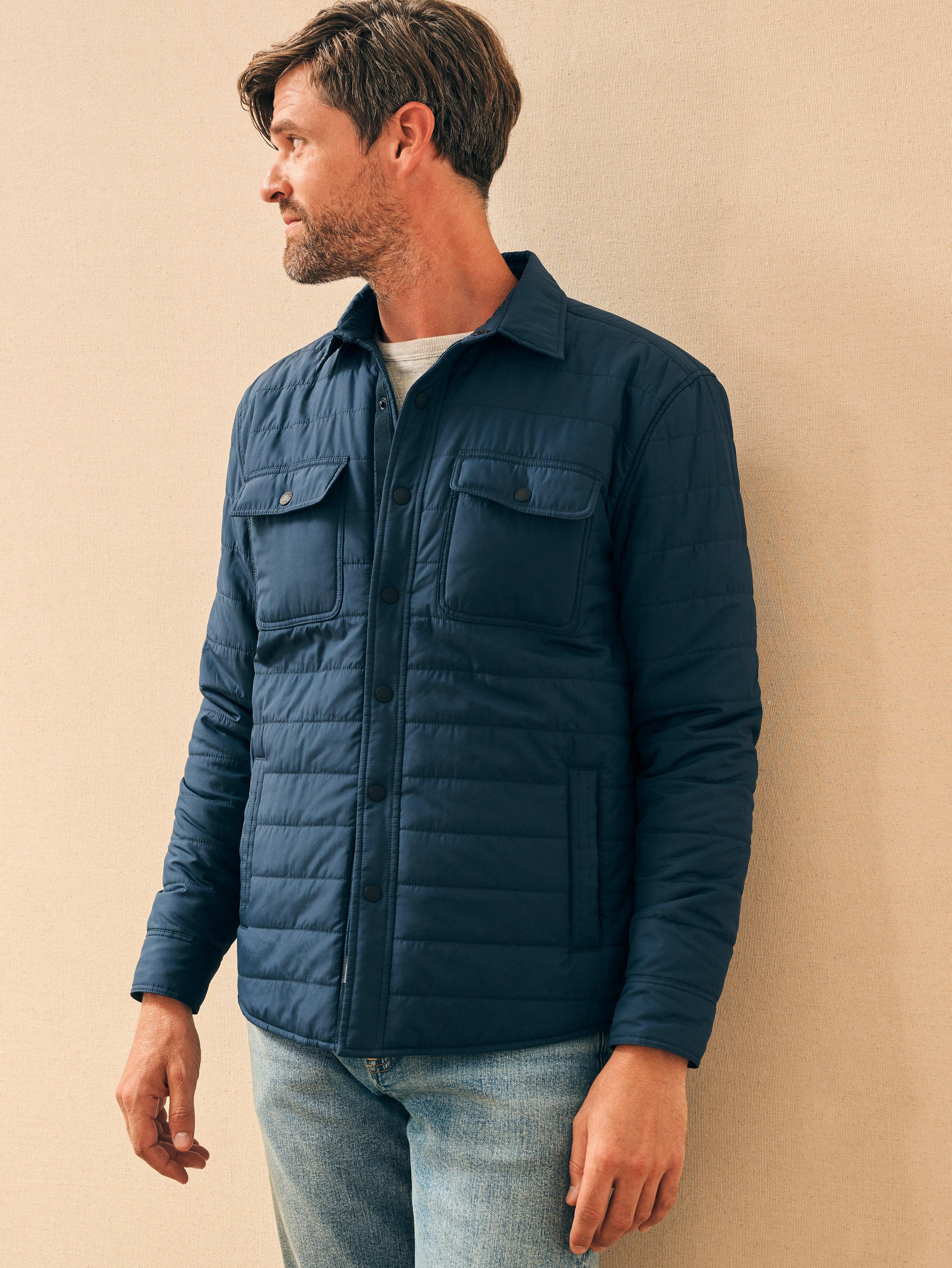 Faherty hotsell shirt jacket