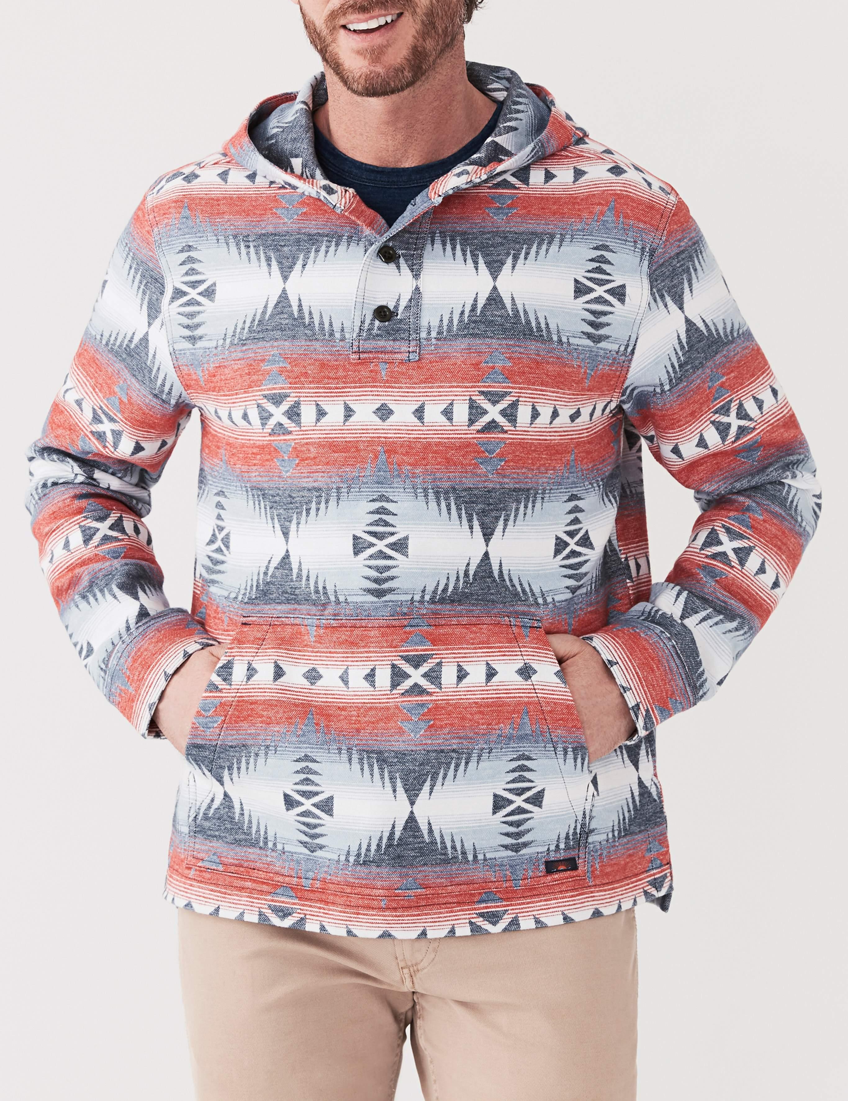 Faherty Brand Cotton Blanket Baja Hoodie for Men Lyst
