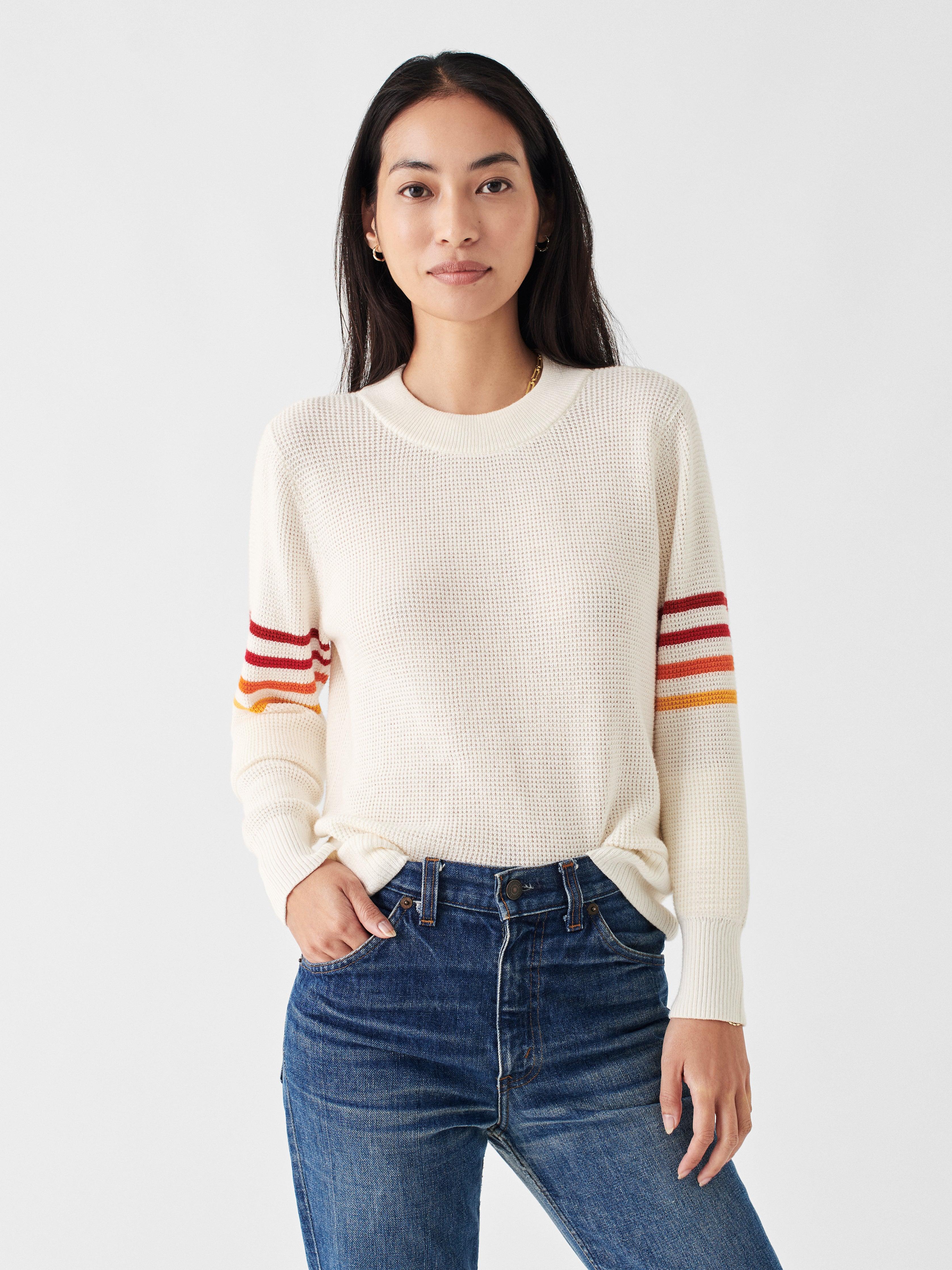 Faherty Cotton Throwback Crew Sweater | Lyst