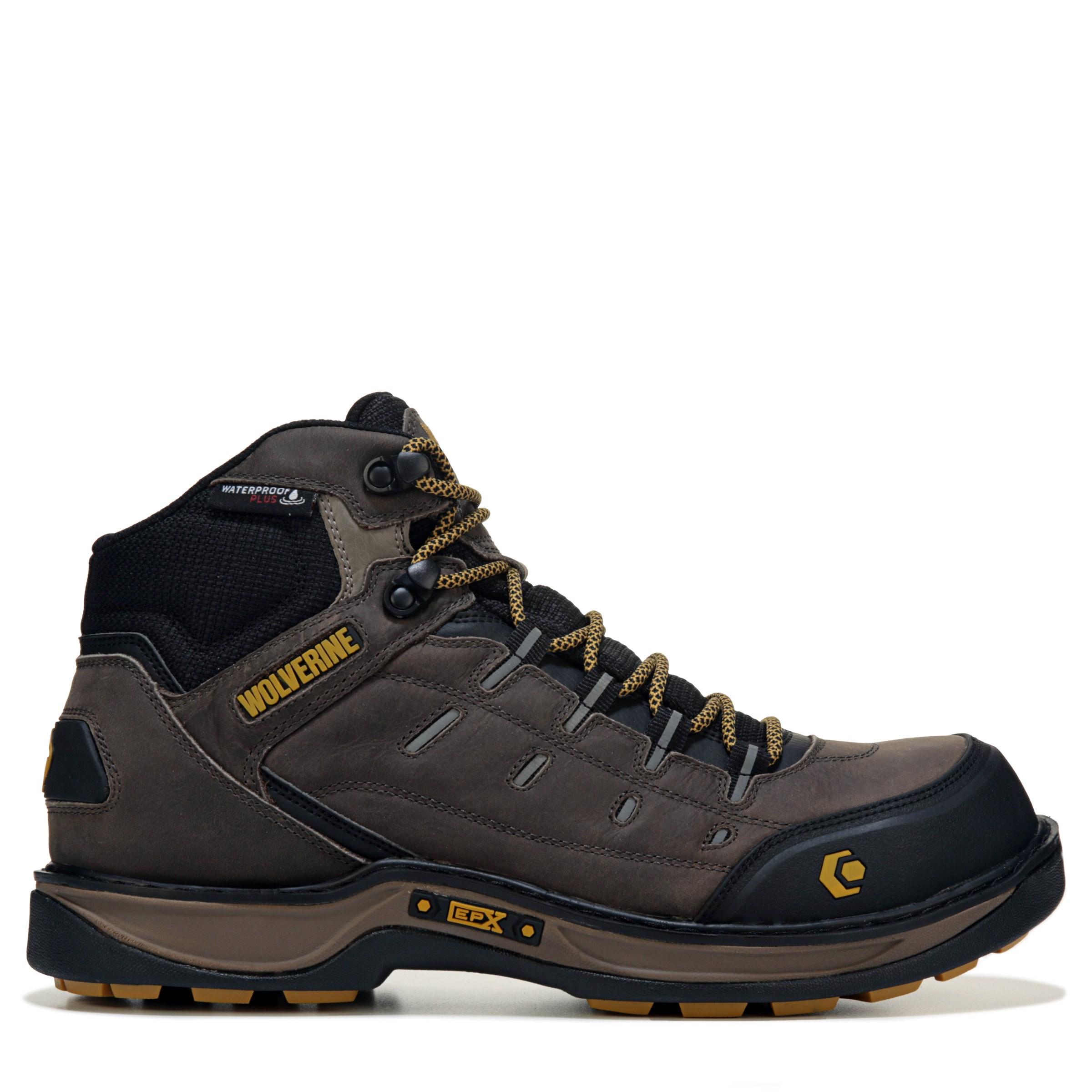 wolverine men's mauler hiker composite toe waterproof work boot