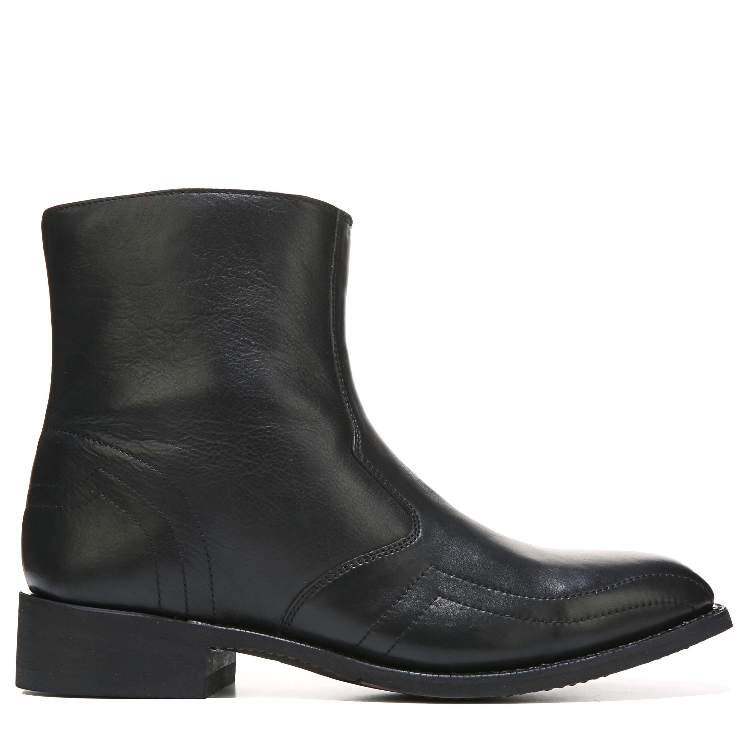 Laredo Leather Hoxie Medium/wide Side Zip Boots in Black for Men - Lyst