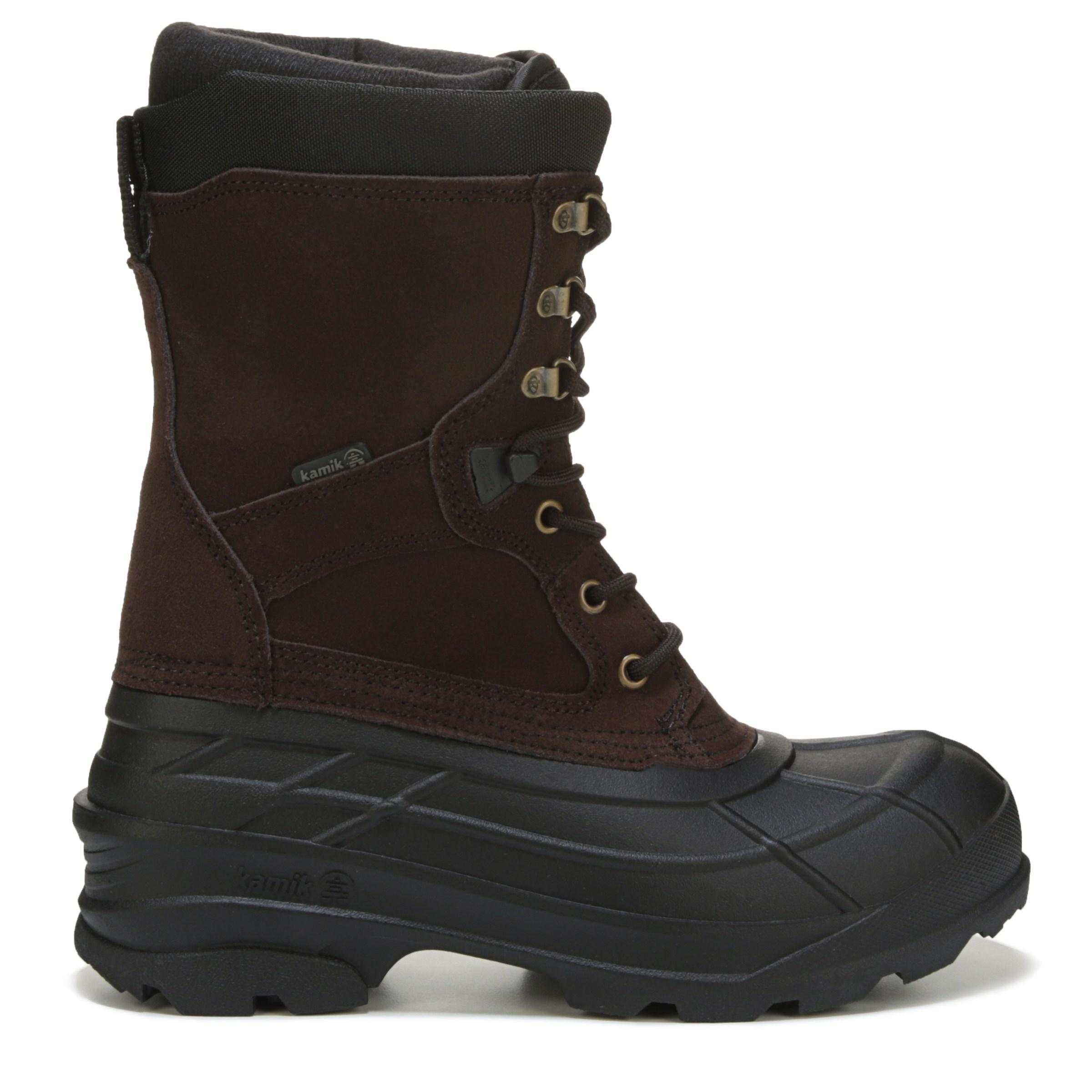 kamik men's shield waterproof insulated winter hunting boots