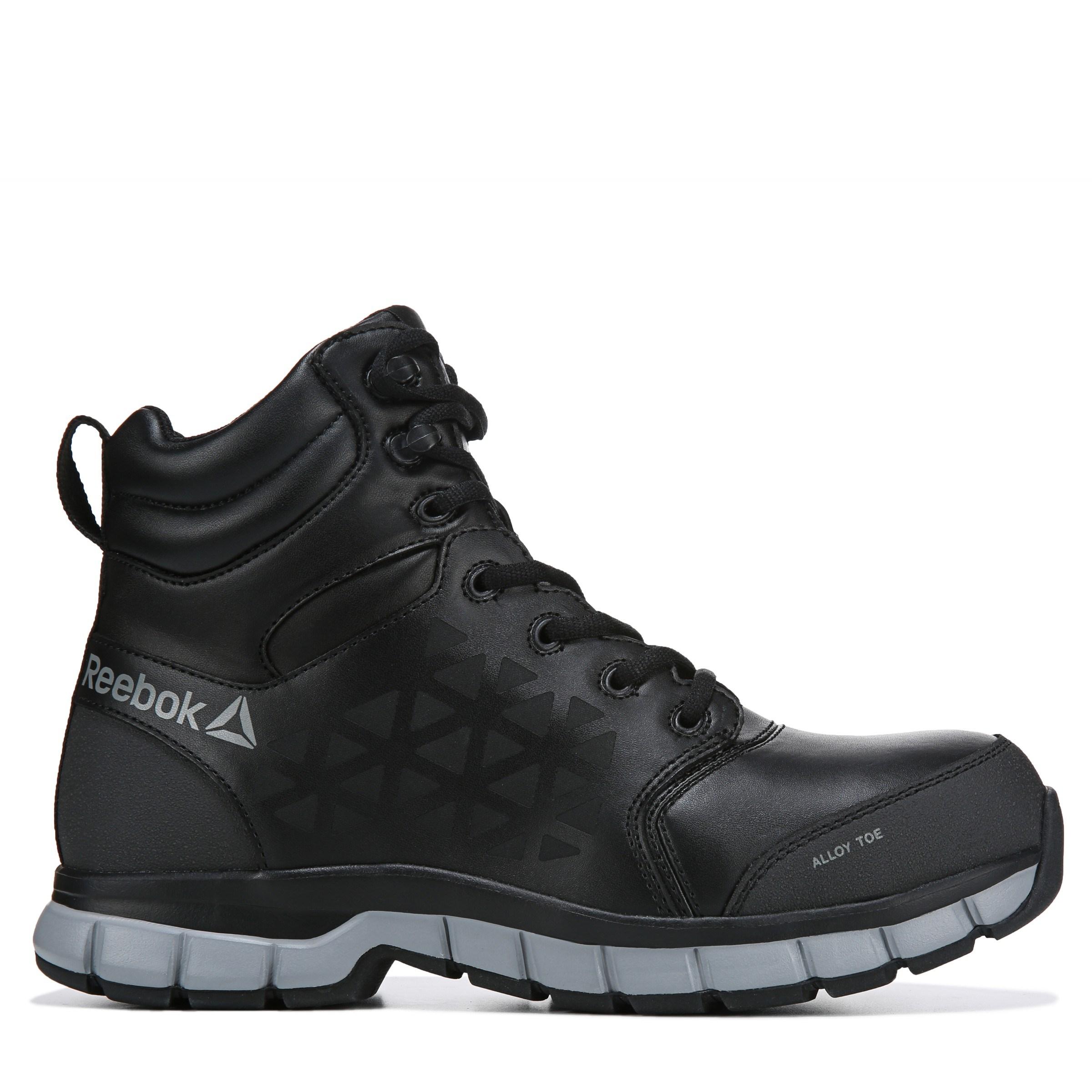 reebok black work shoes