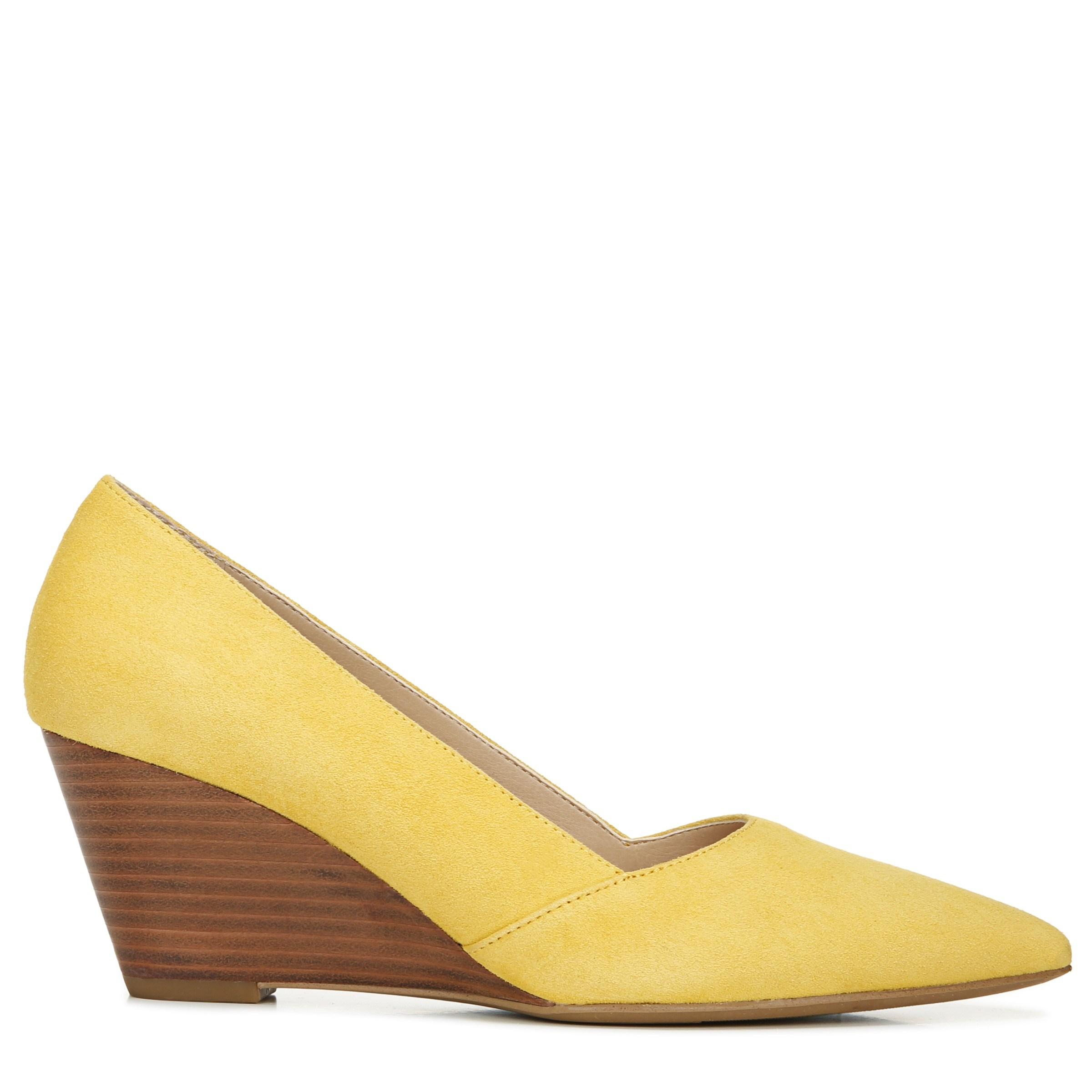 franco sarto yellow shoes