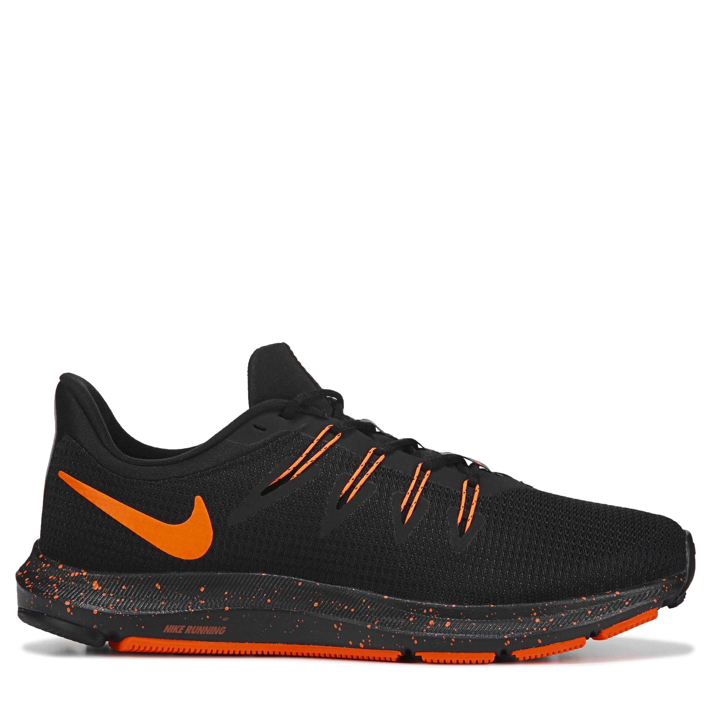 nike quest black and orange