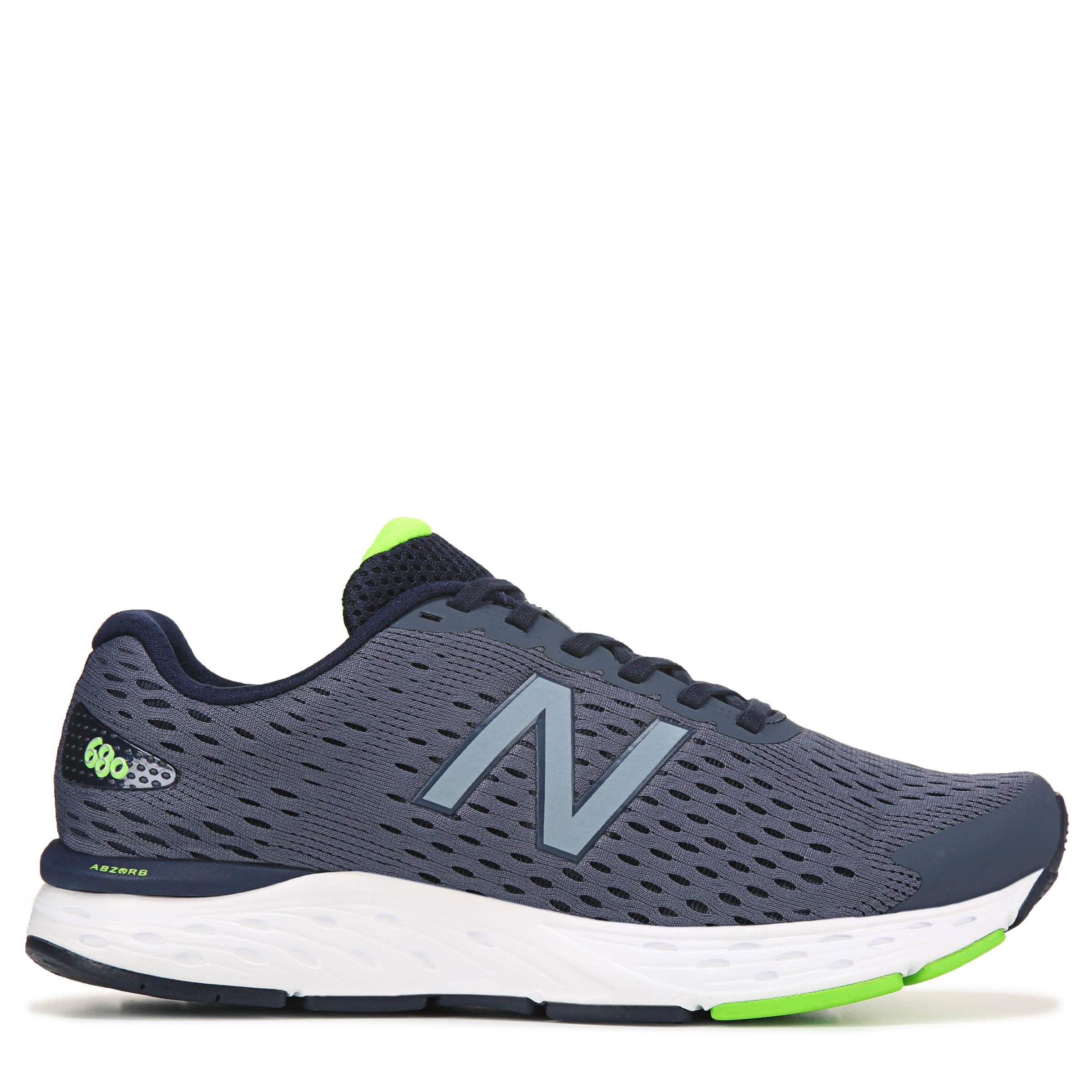 New Balance Rubber 680 V6 Running Shoes in Navy/Lime (Blue) for Men ...