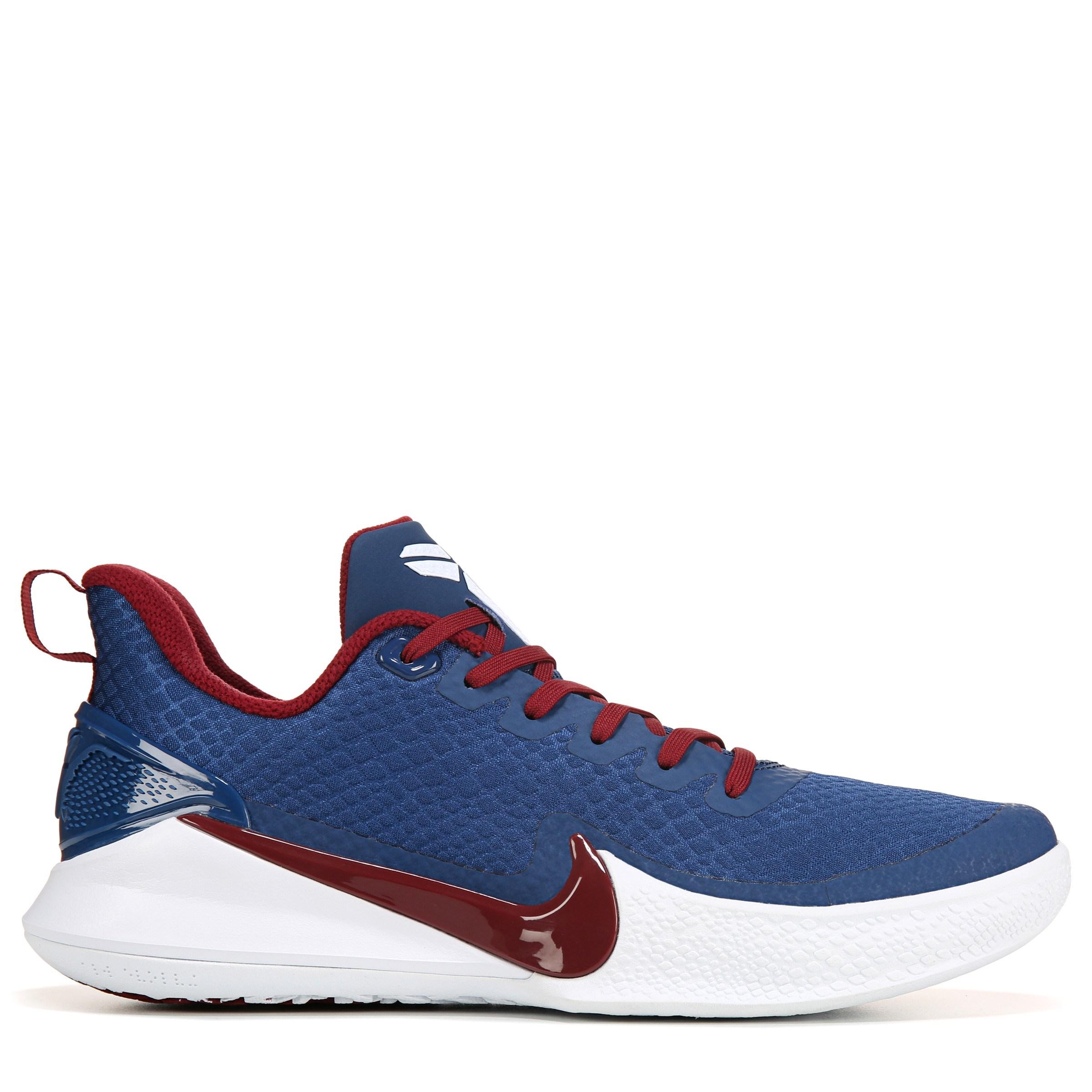 red white and blue basketball shoes