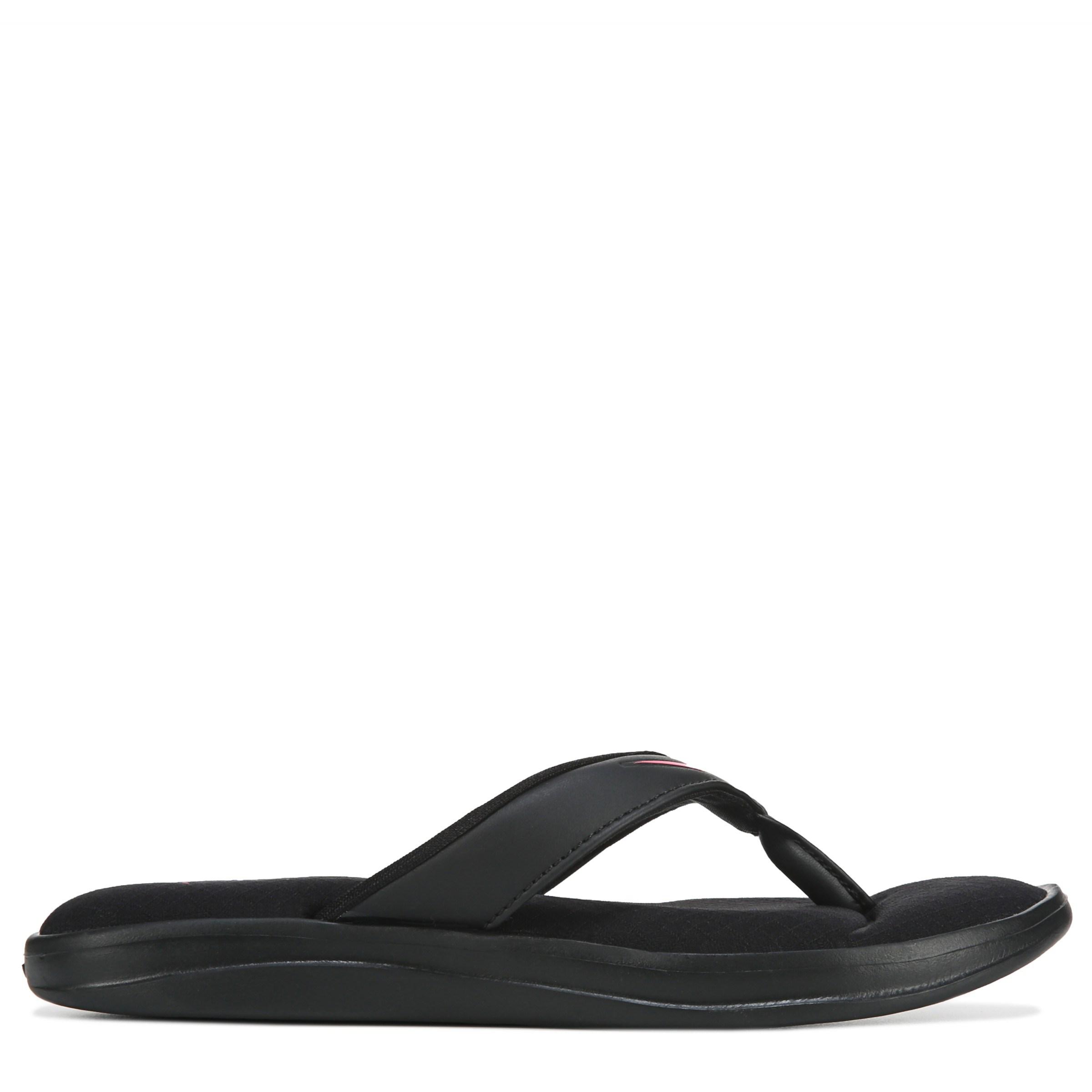 Nike Synthetic Ultra Comfort 3 Flip Flop In Black White Black