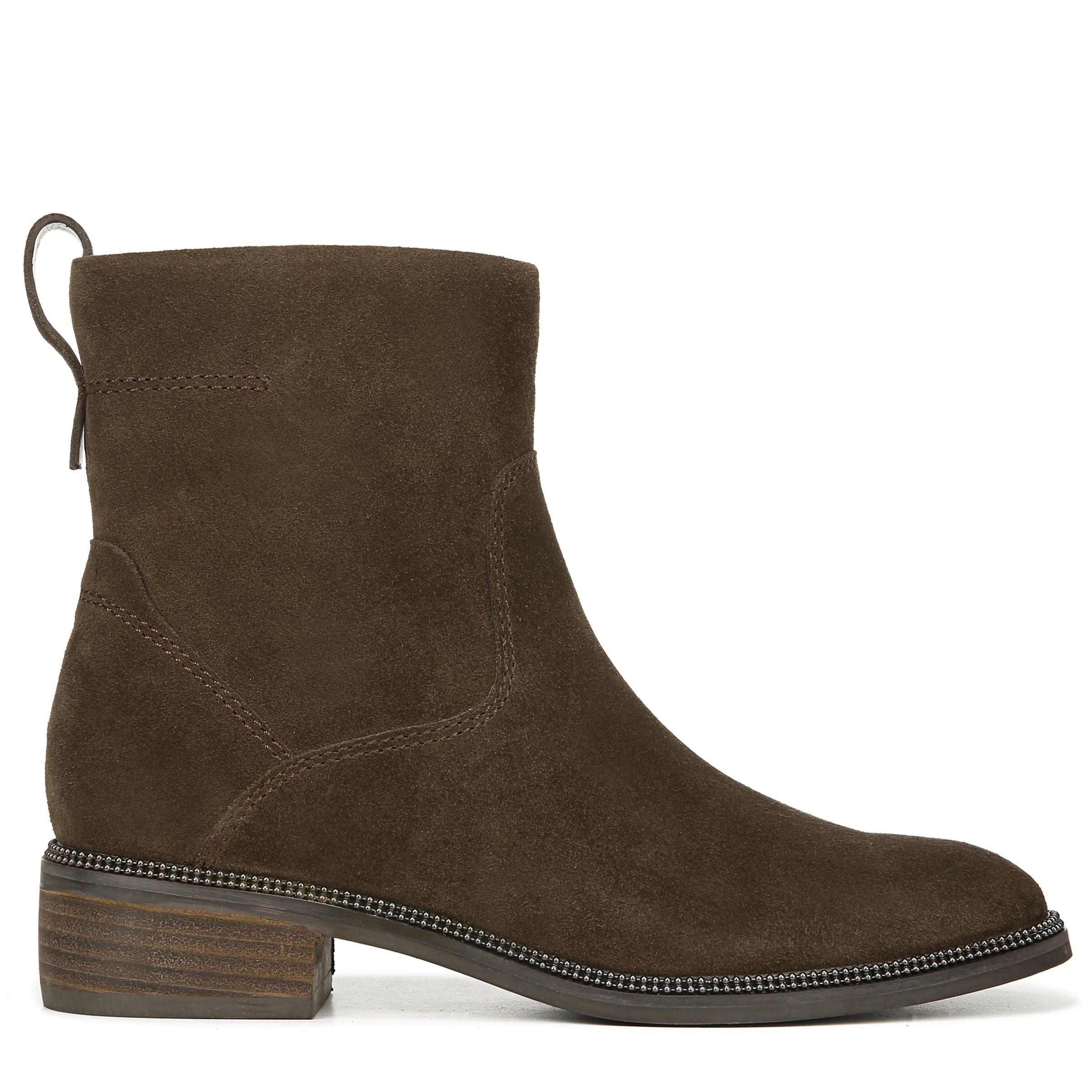 franco sarto brindle leather booties